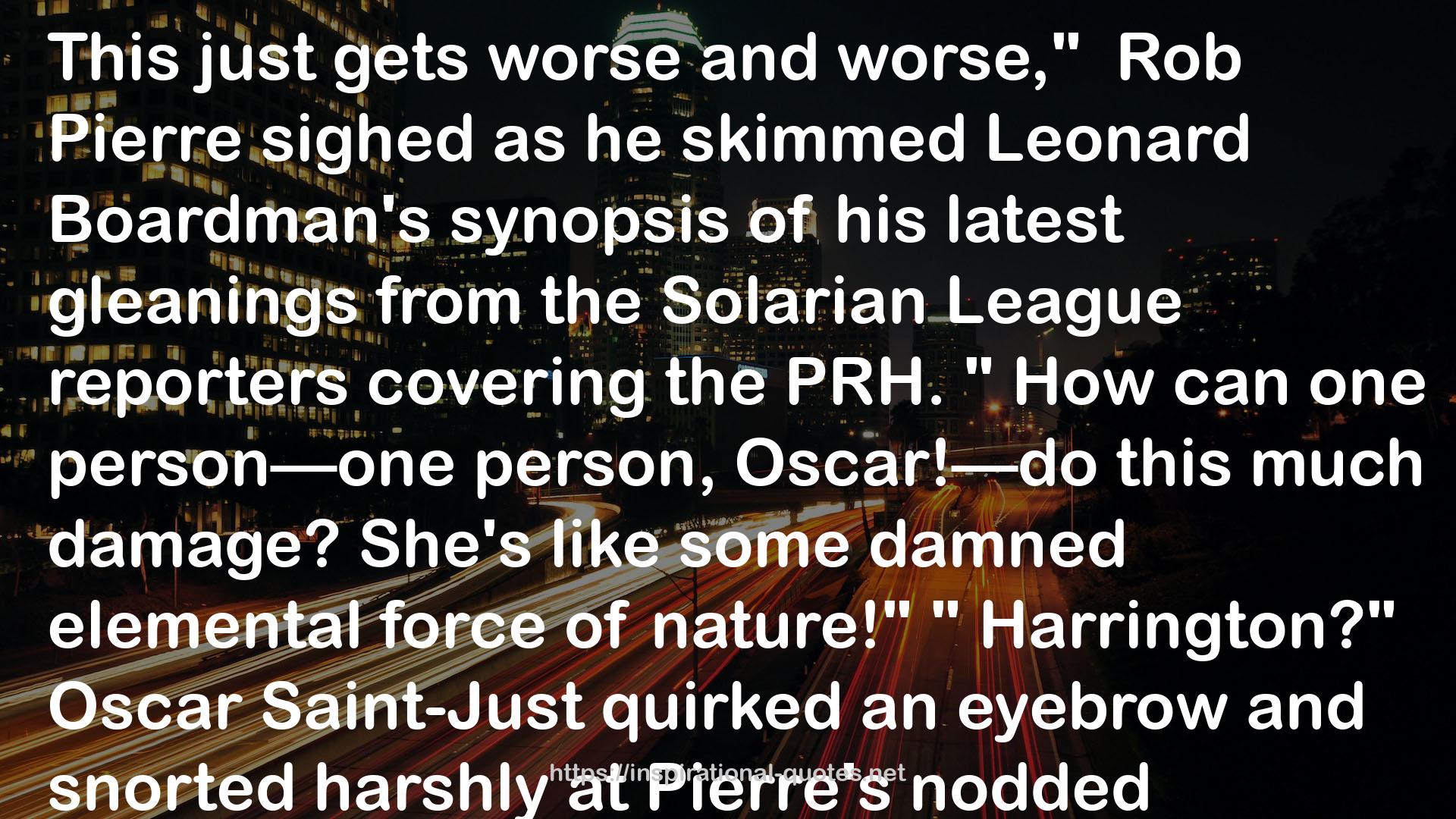 Rob Pierre  QUOTES