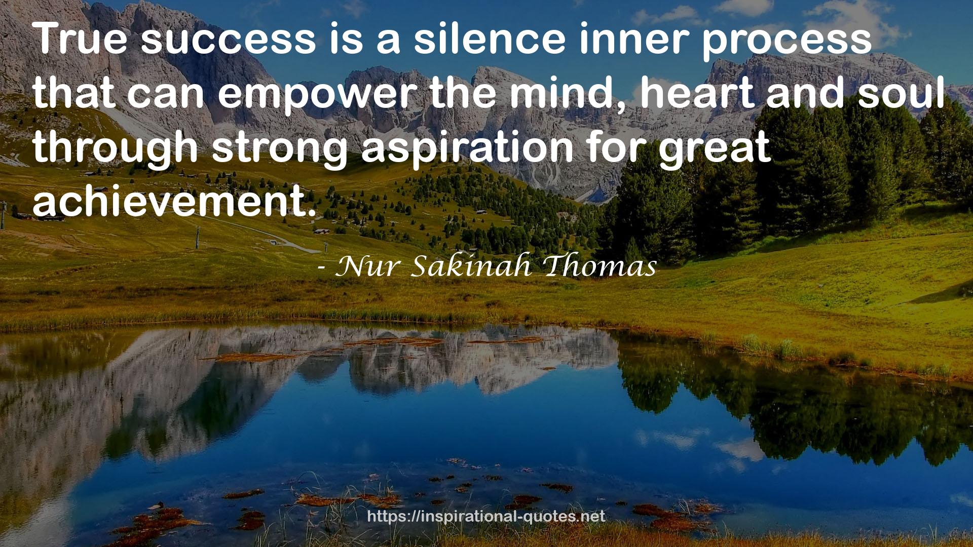 a silence inner process  QUOTES