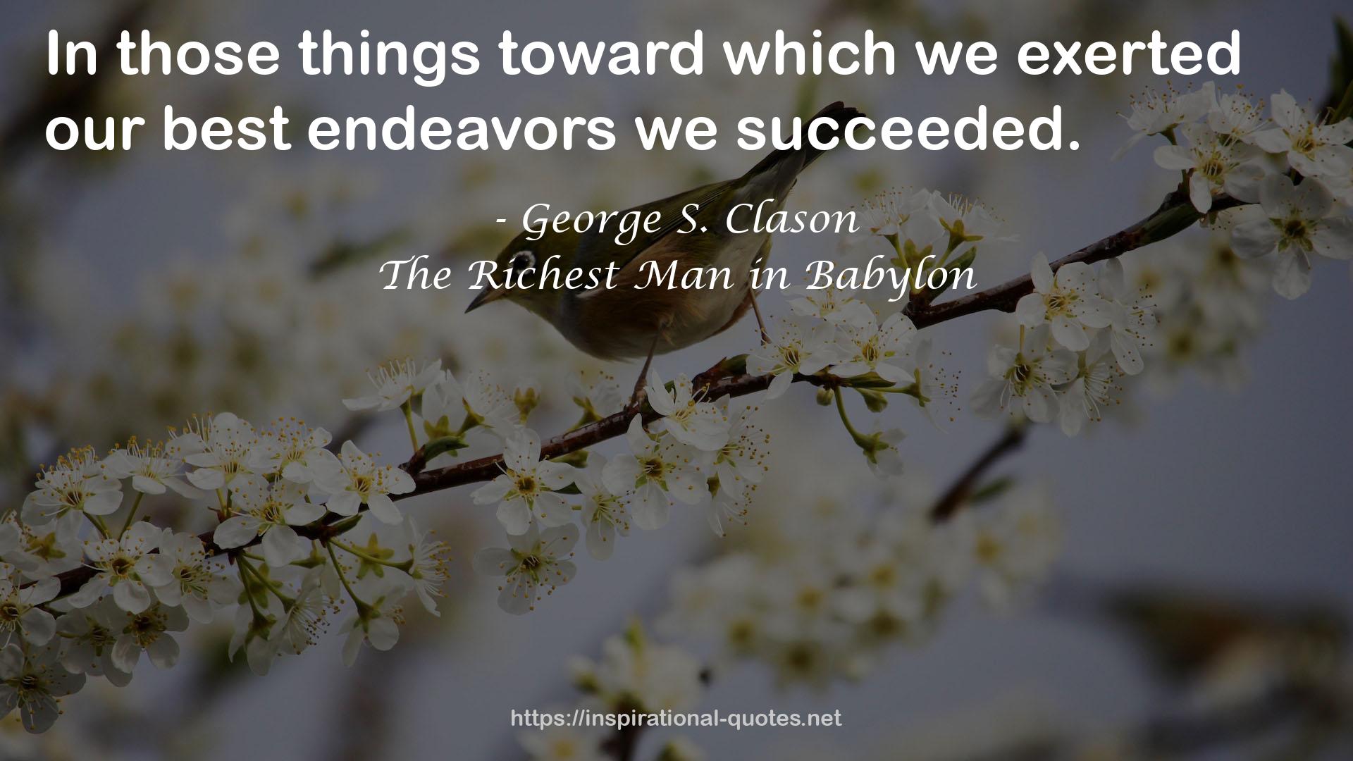 The Richest Man in Babylon QUOTES