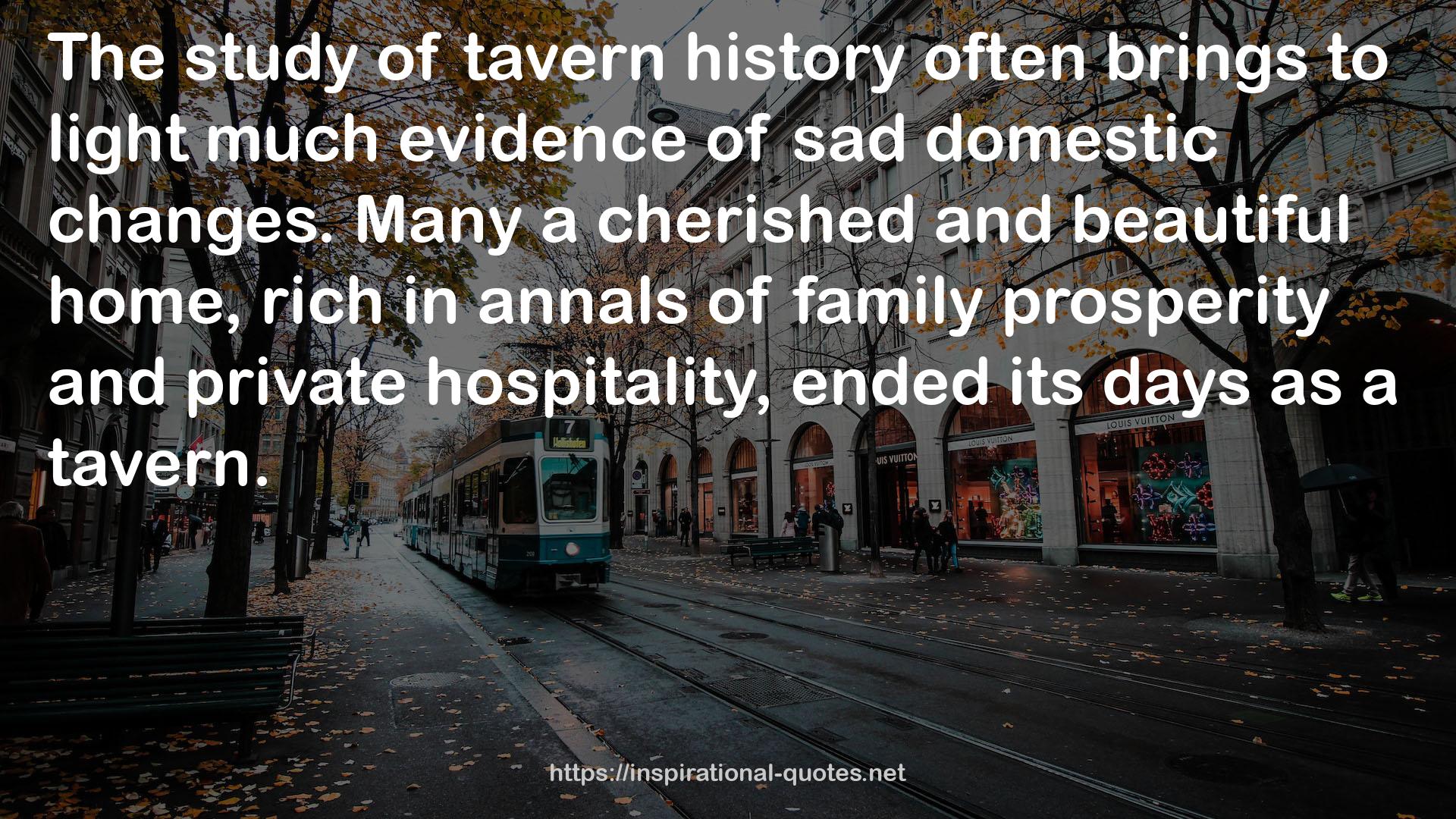 tavern history  QUOTES