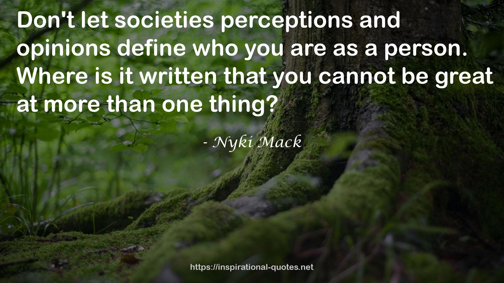 societies perceptions  QUOTES