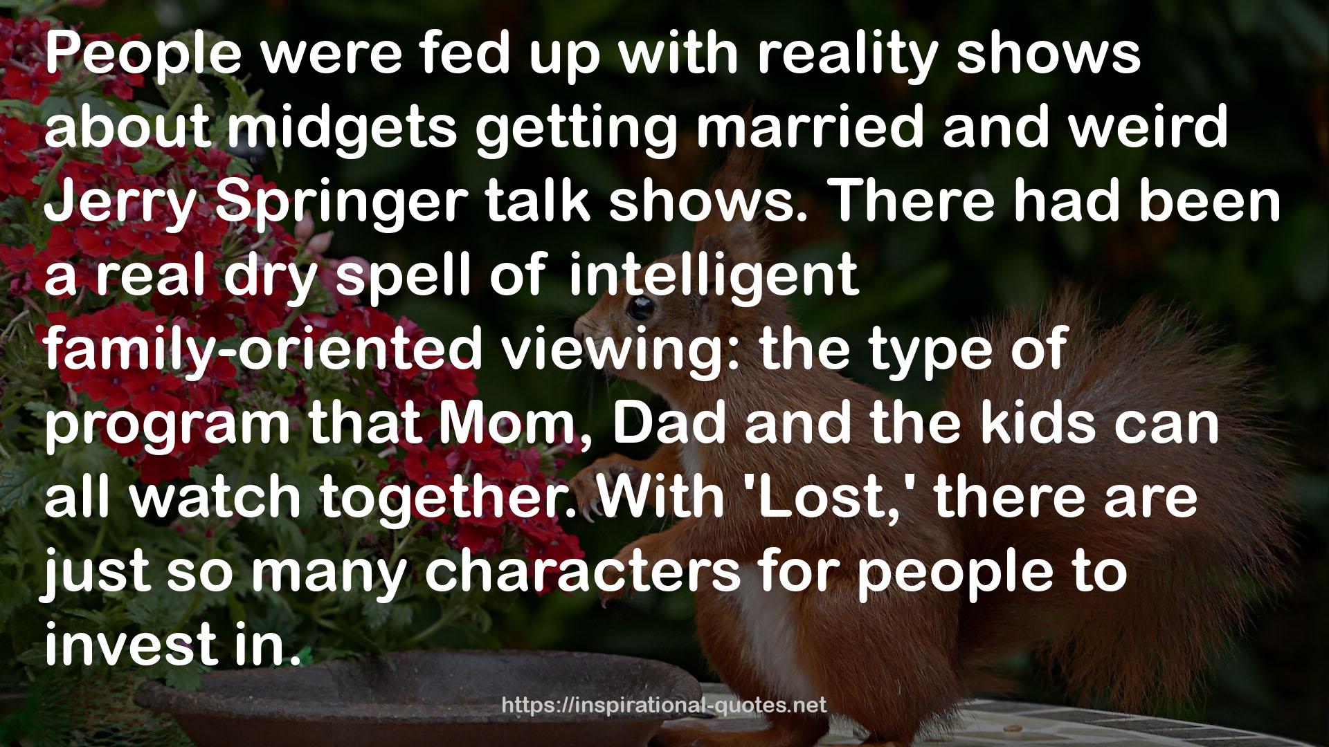 reality shows  QUOTES