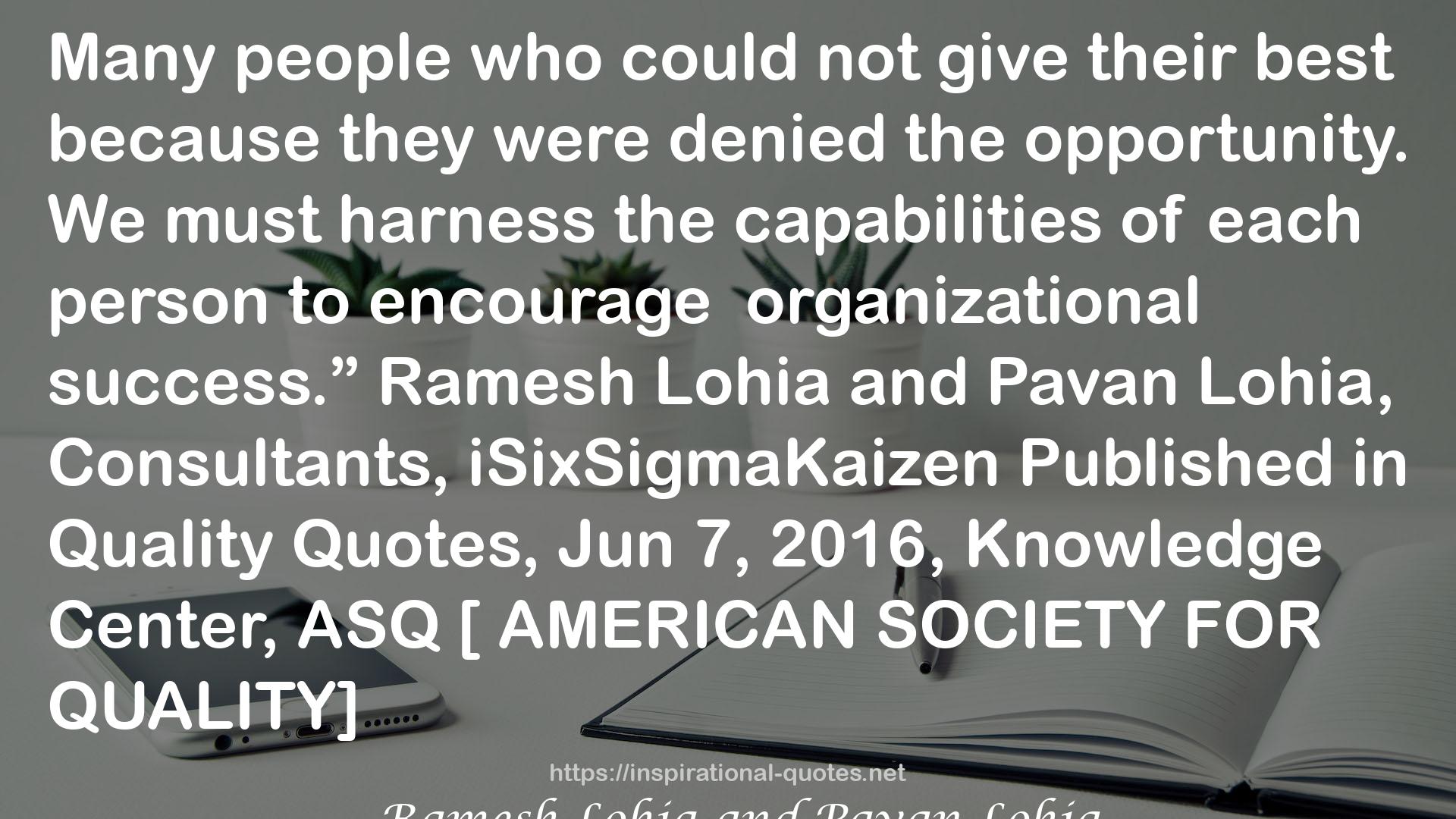 Ramesh Lohia  QUOTES