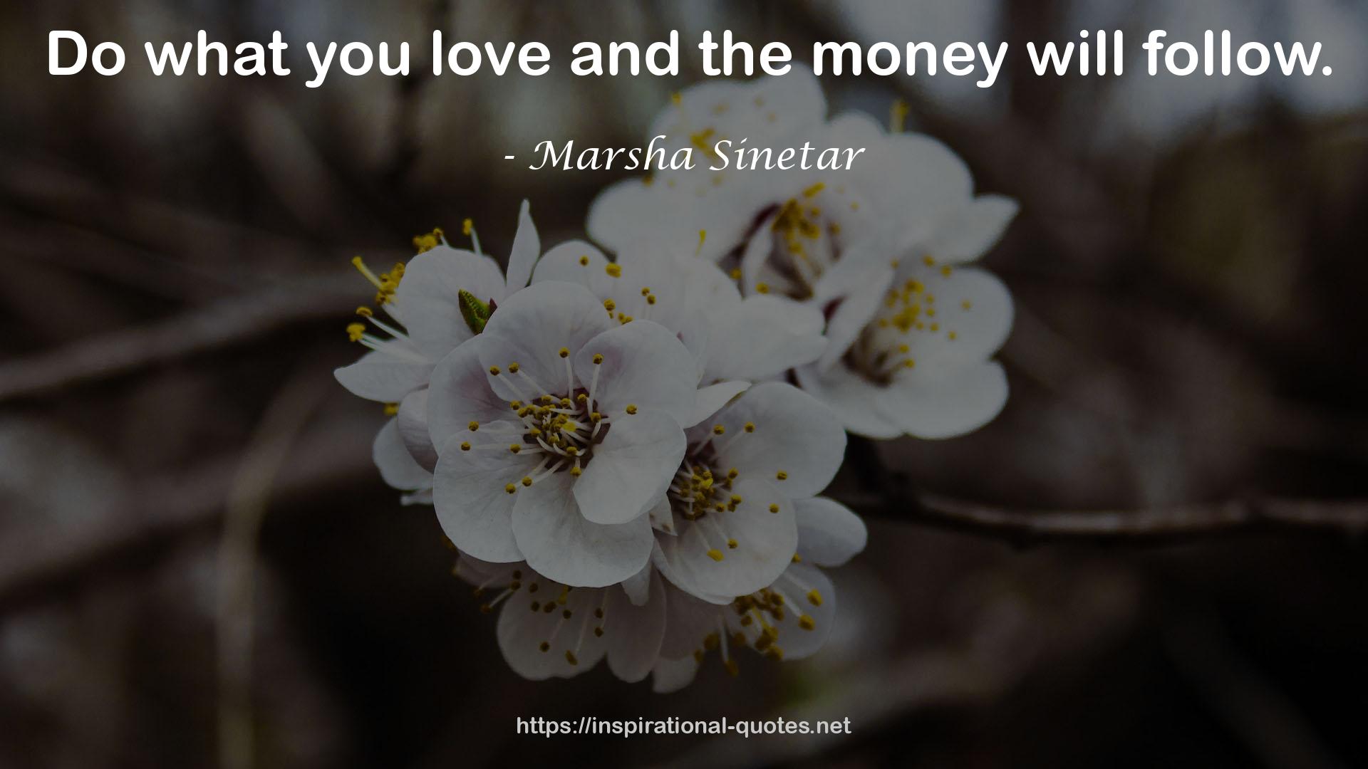 Marsha Sinetar QUOTES