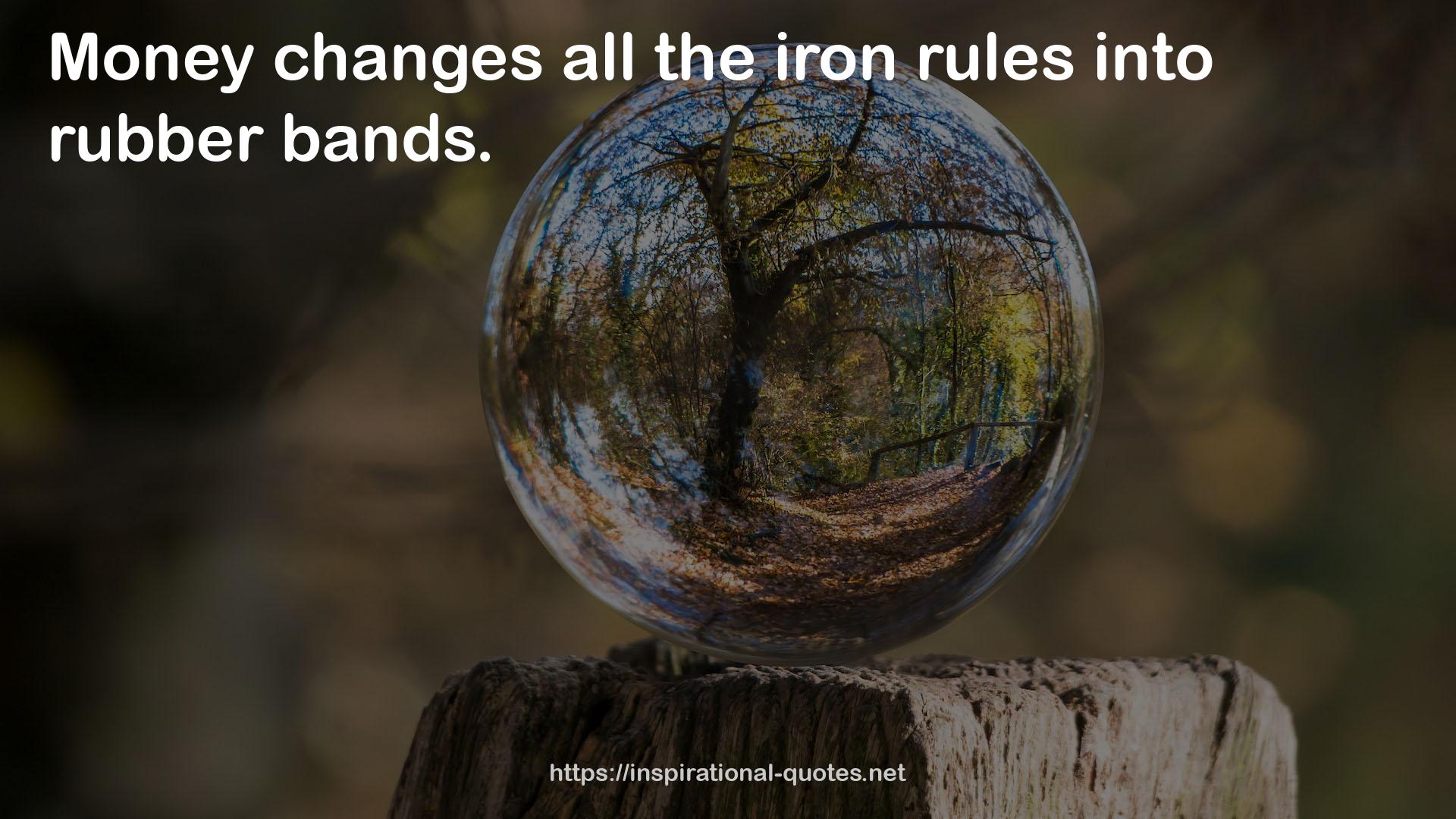 all the iron rules  QUOTES