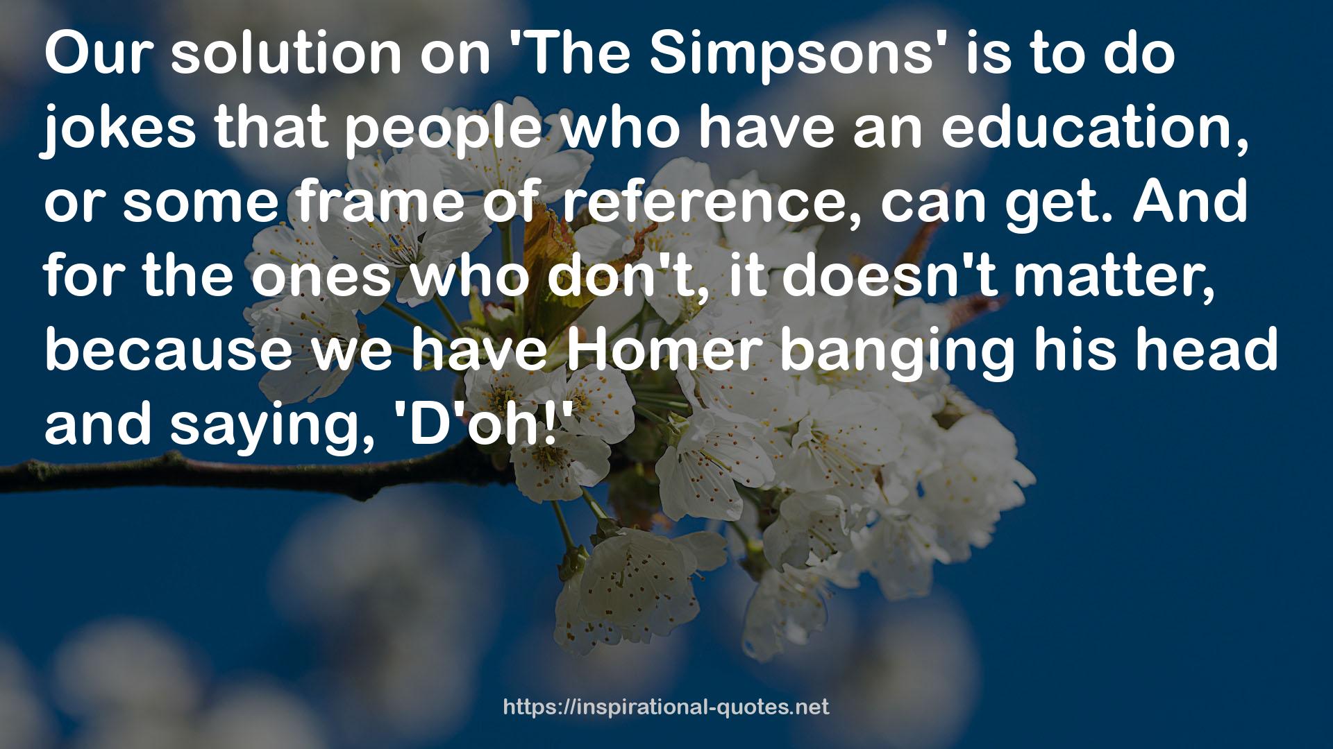 'The Simpsons'  QUOTES