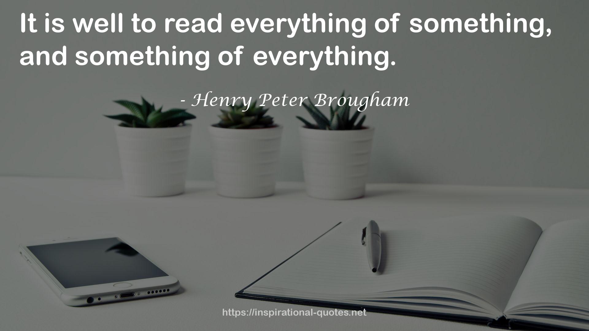 Henry Peter Brougham QUOTES