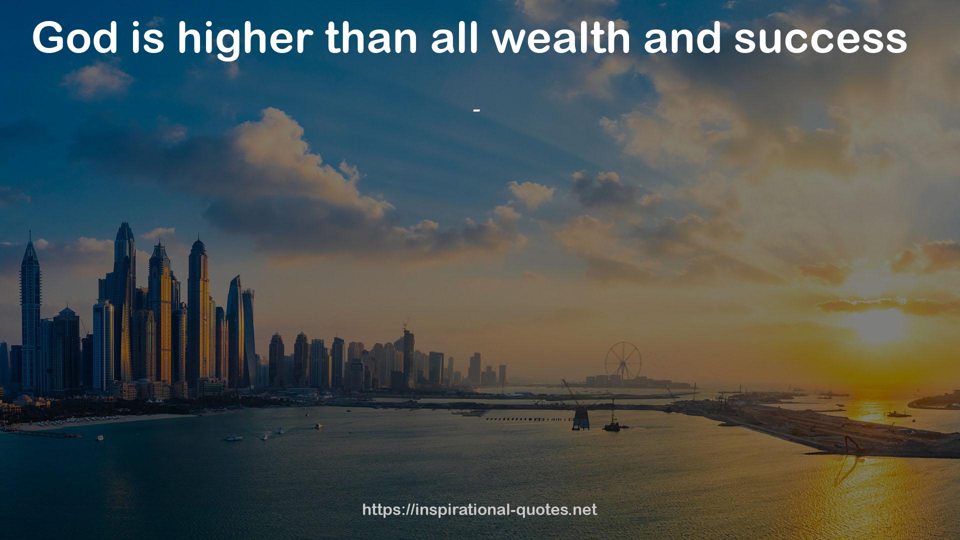 all wealth  QUOTES