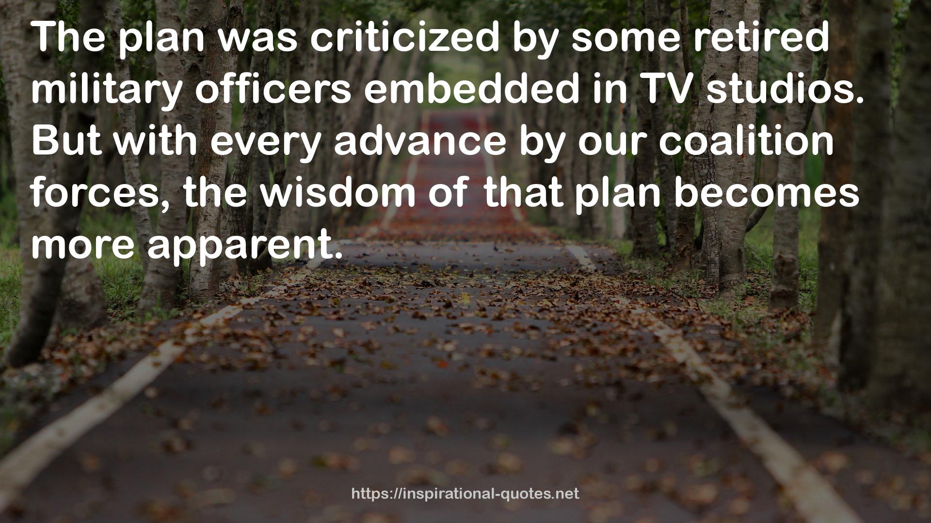 some retired military officers  QUOTES