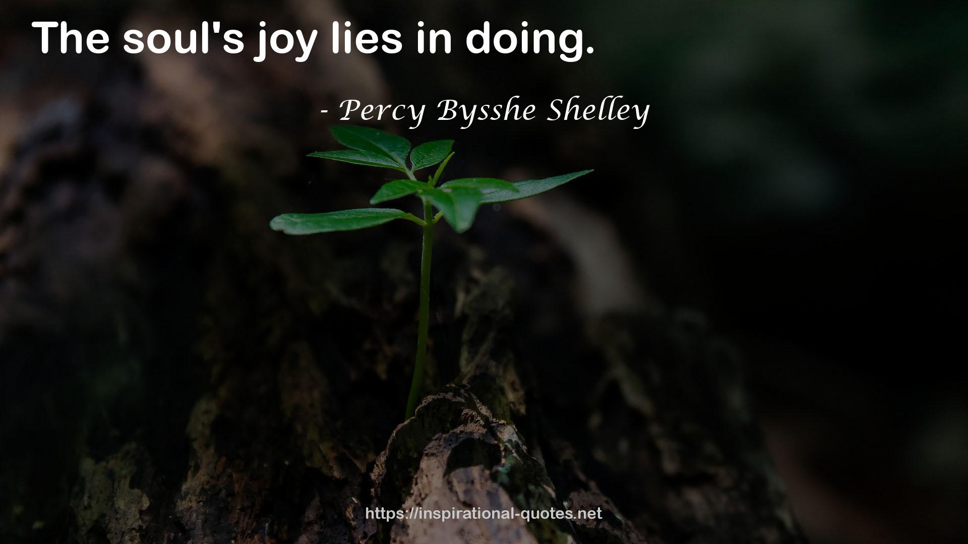 Percy Bysshe Shelley QUOTES