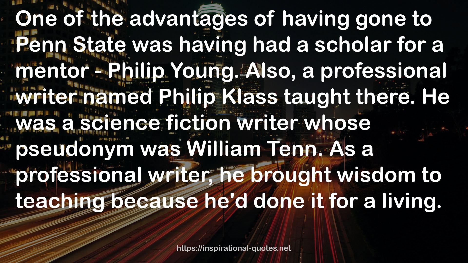 Philip Klass  QUOTES