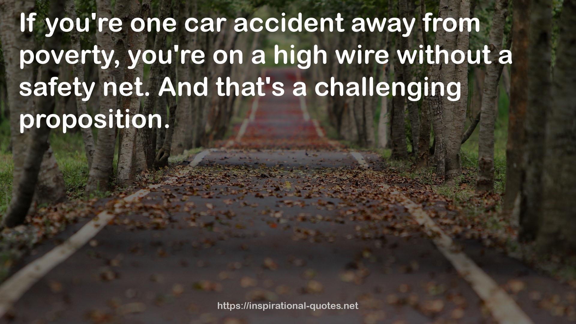 a high wire  QUOTES