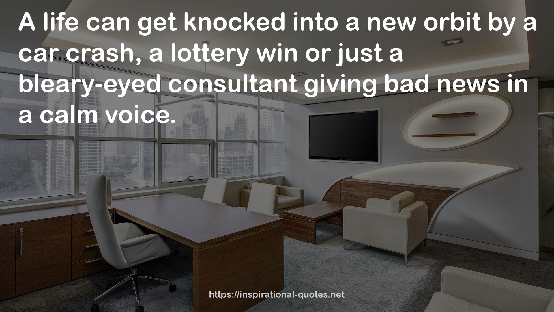 a lottery win  QUOTES