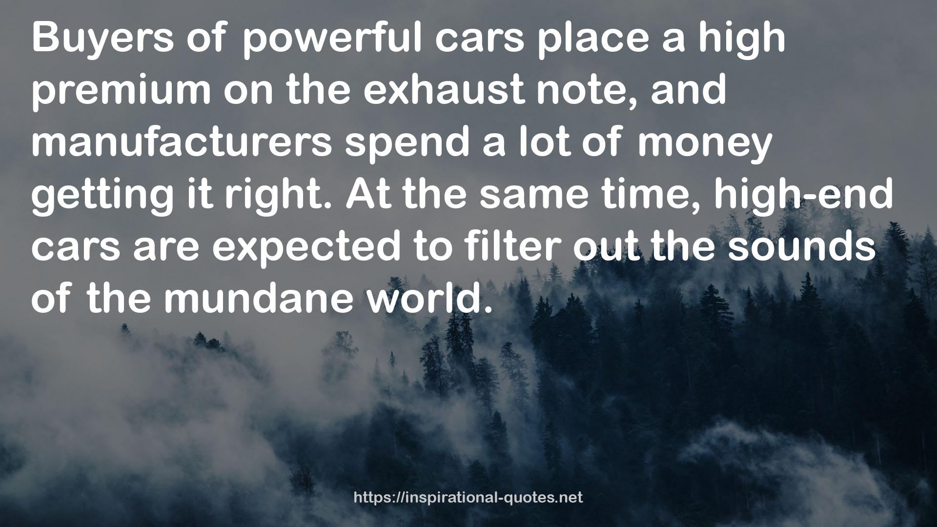 powerful cars  QUOTES