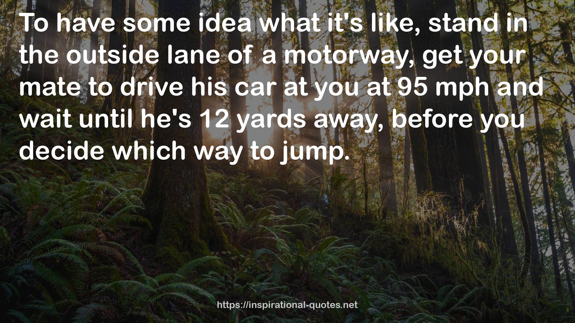 the outside lane  QUOTES