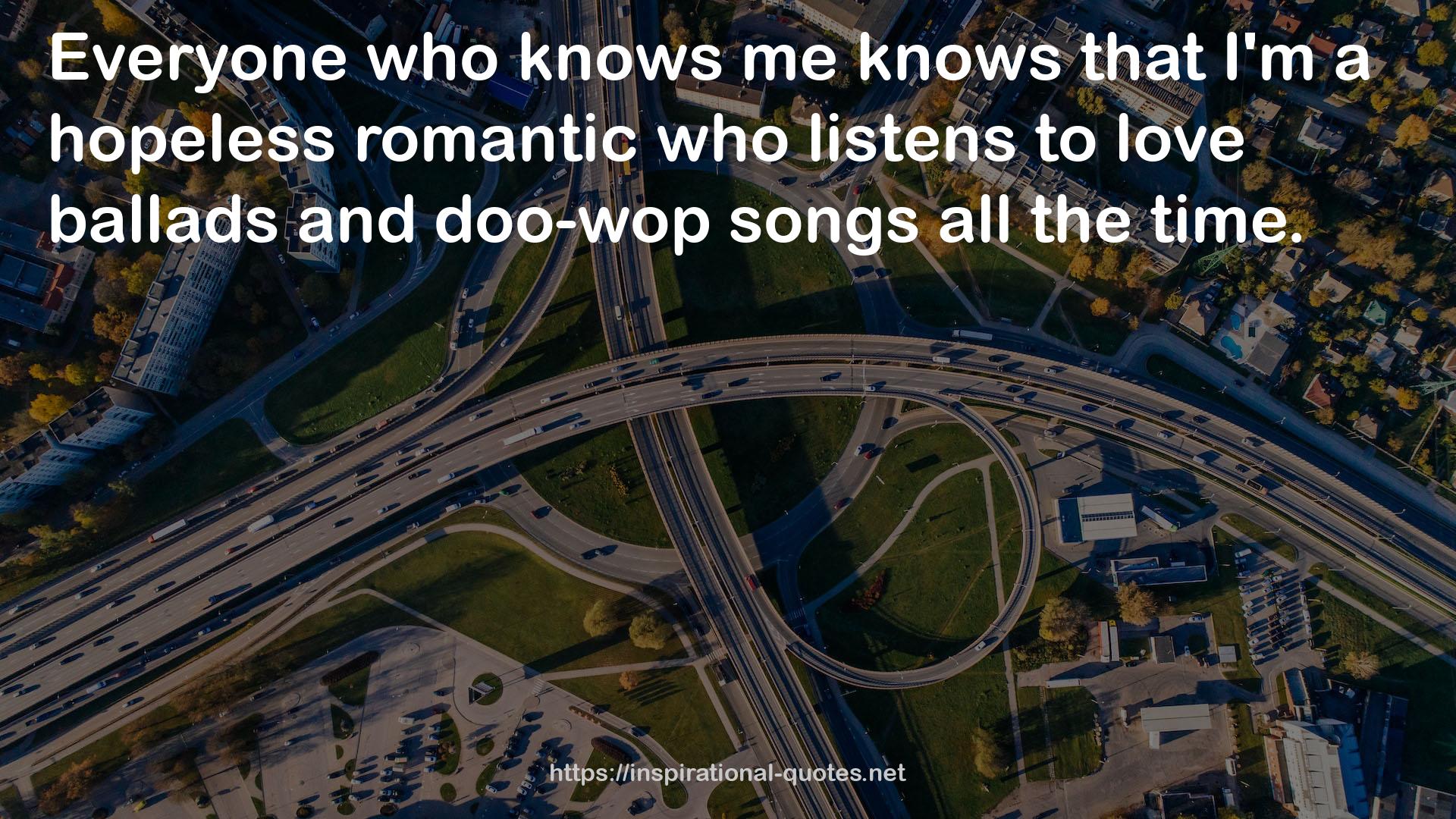 doo-wop songs  QUOTES