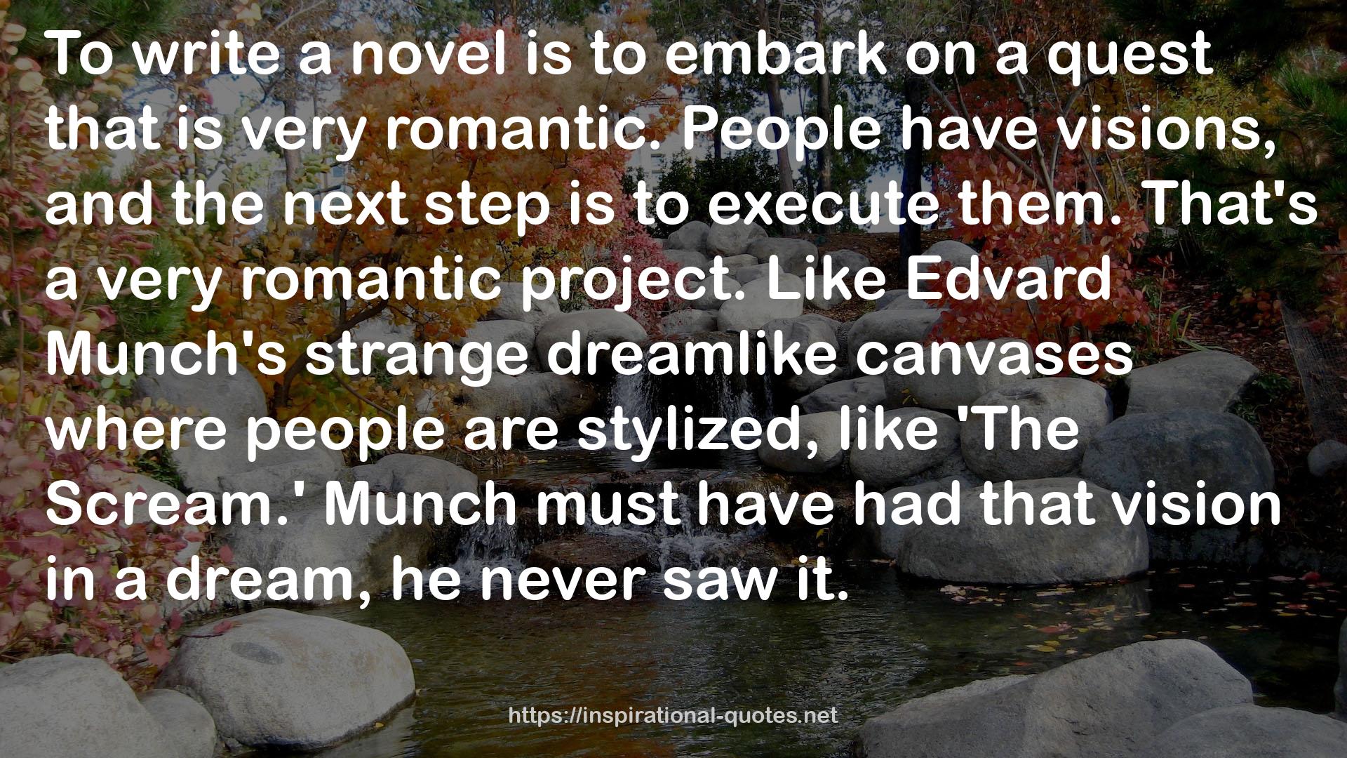 Edvard Munch's strange dreamlike canvases  QUOTES