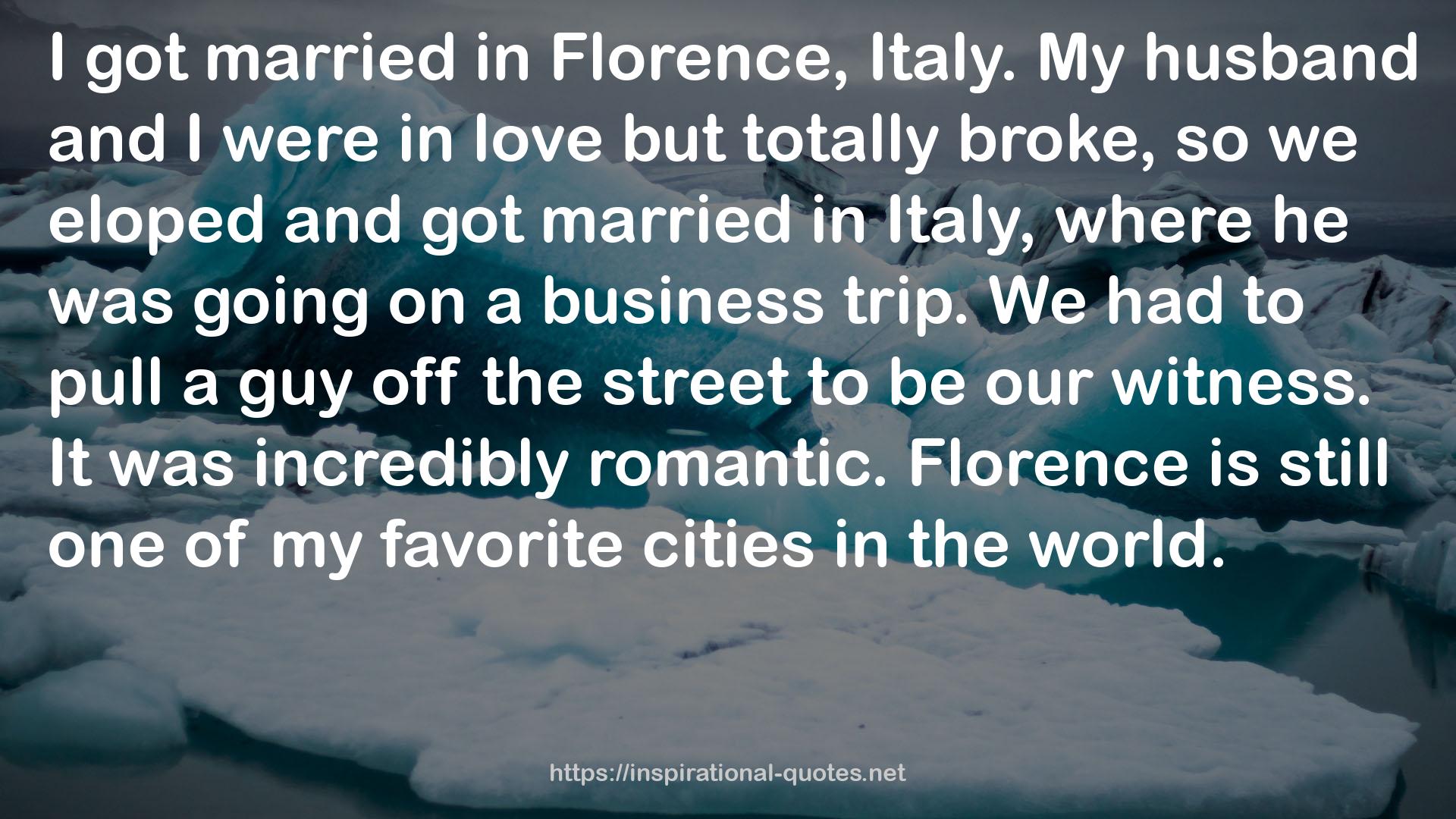 my favorite cities  QUOTES