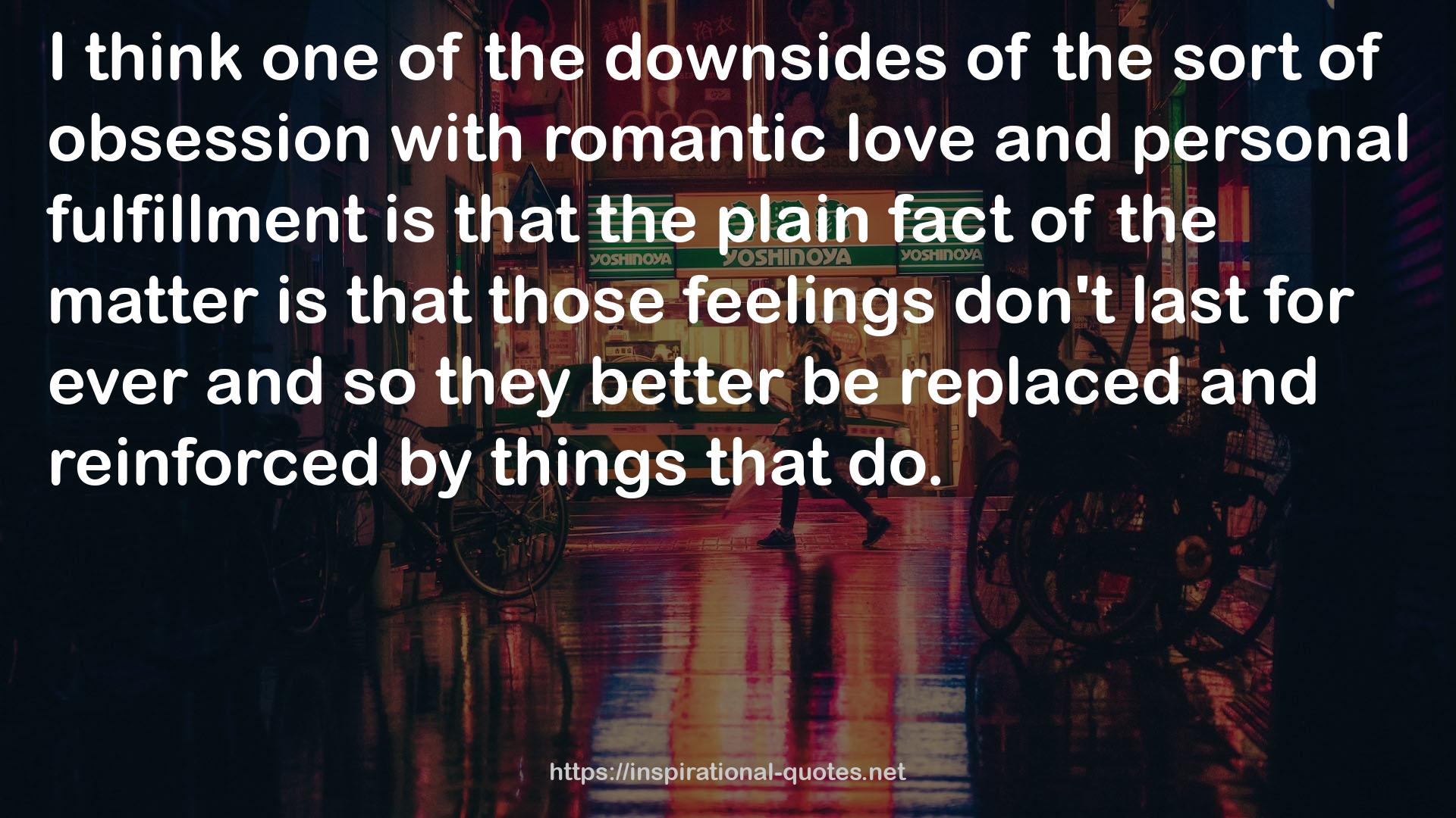 romantic love  QUOTES