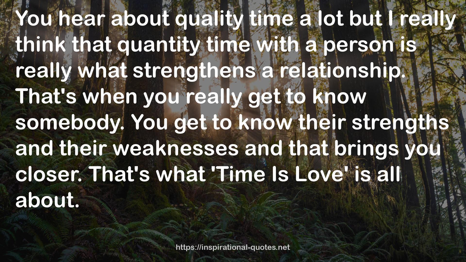 quality time  QUOTES