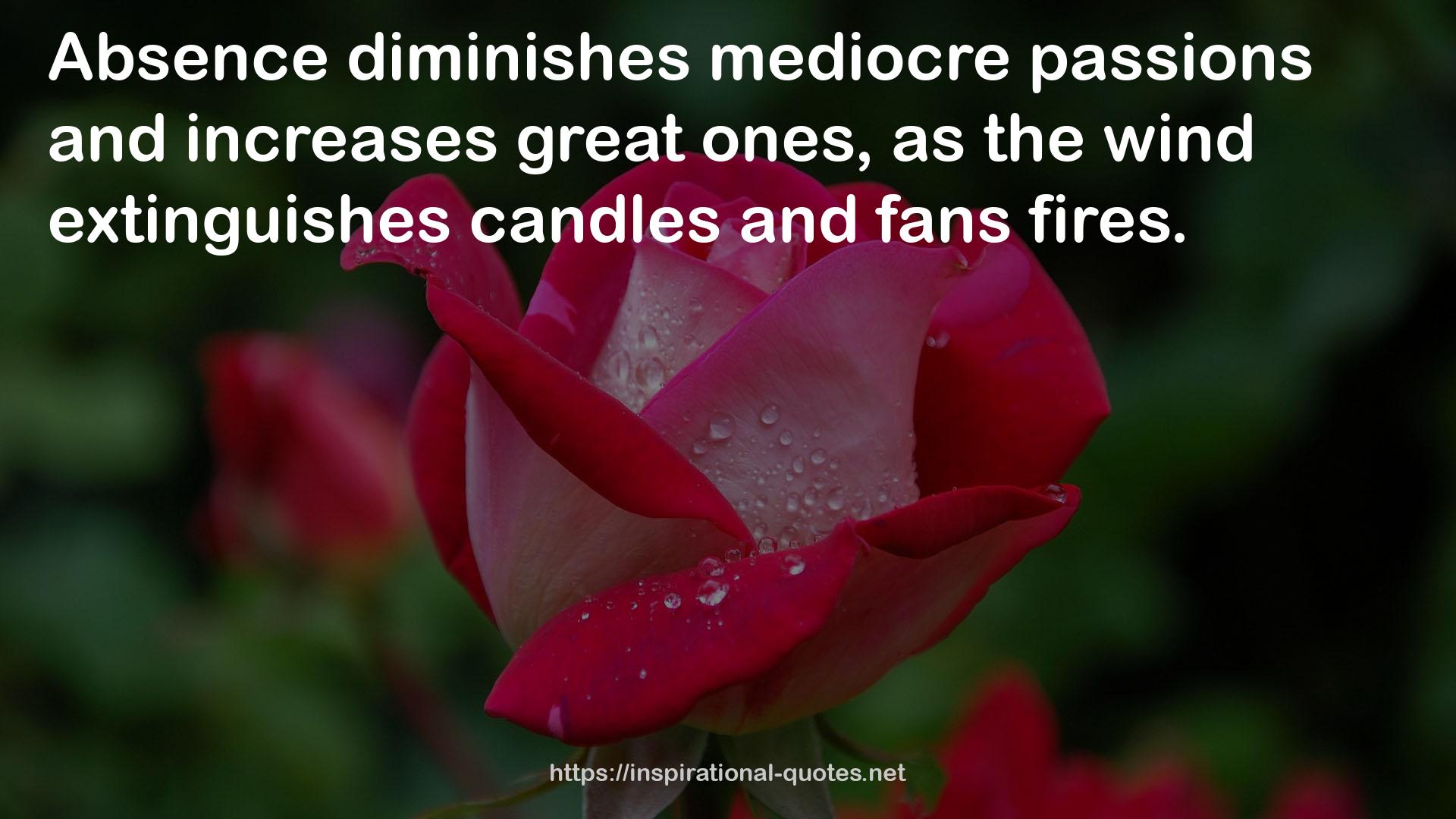 mediocre passions  QUOTES