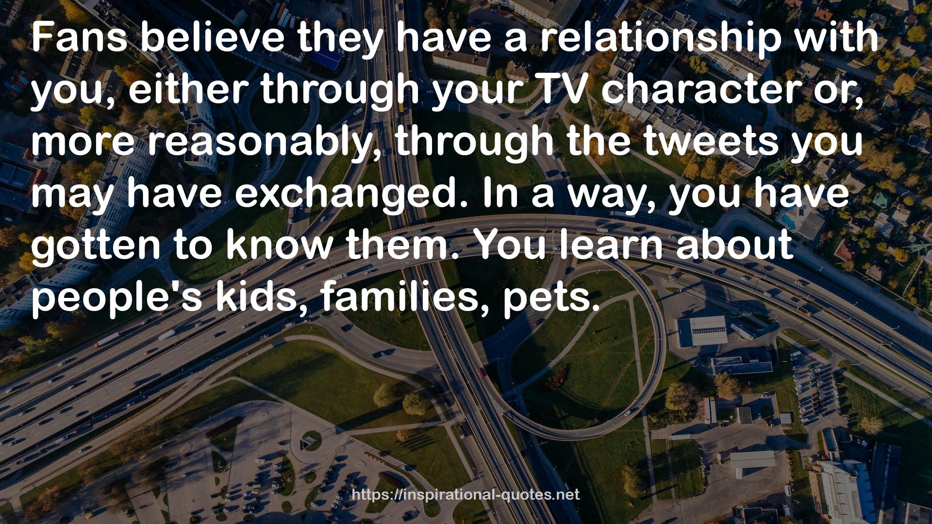 your TV character  QUOTES