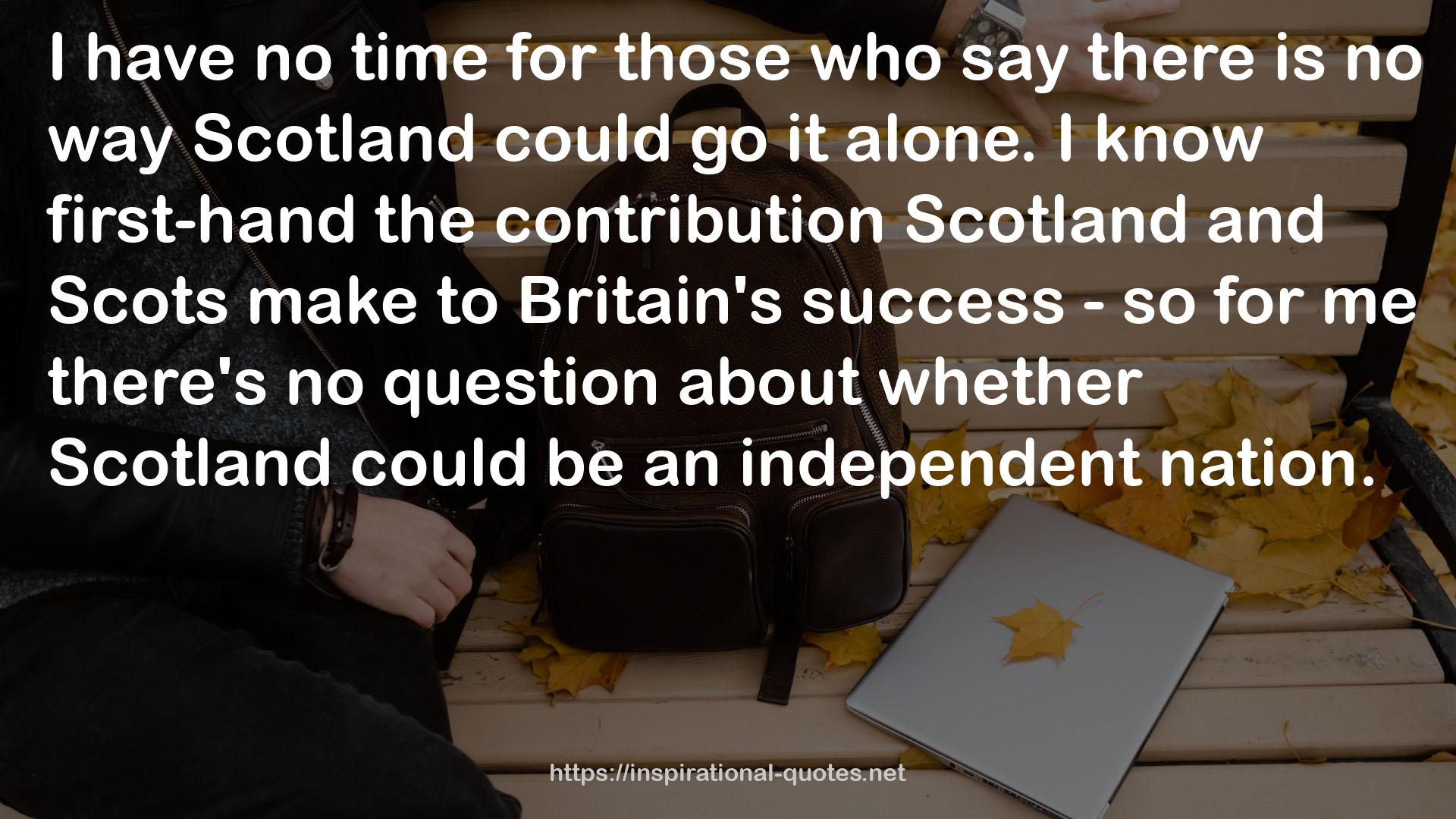 Britain's success  QUOTES