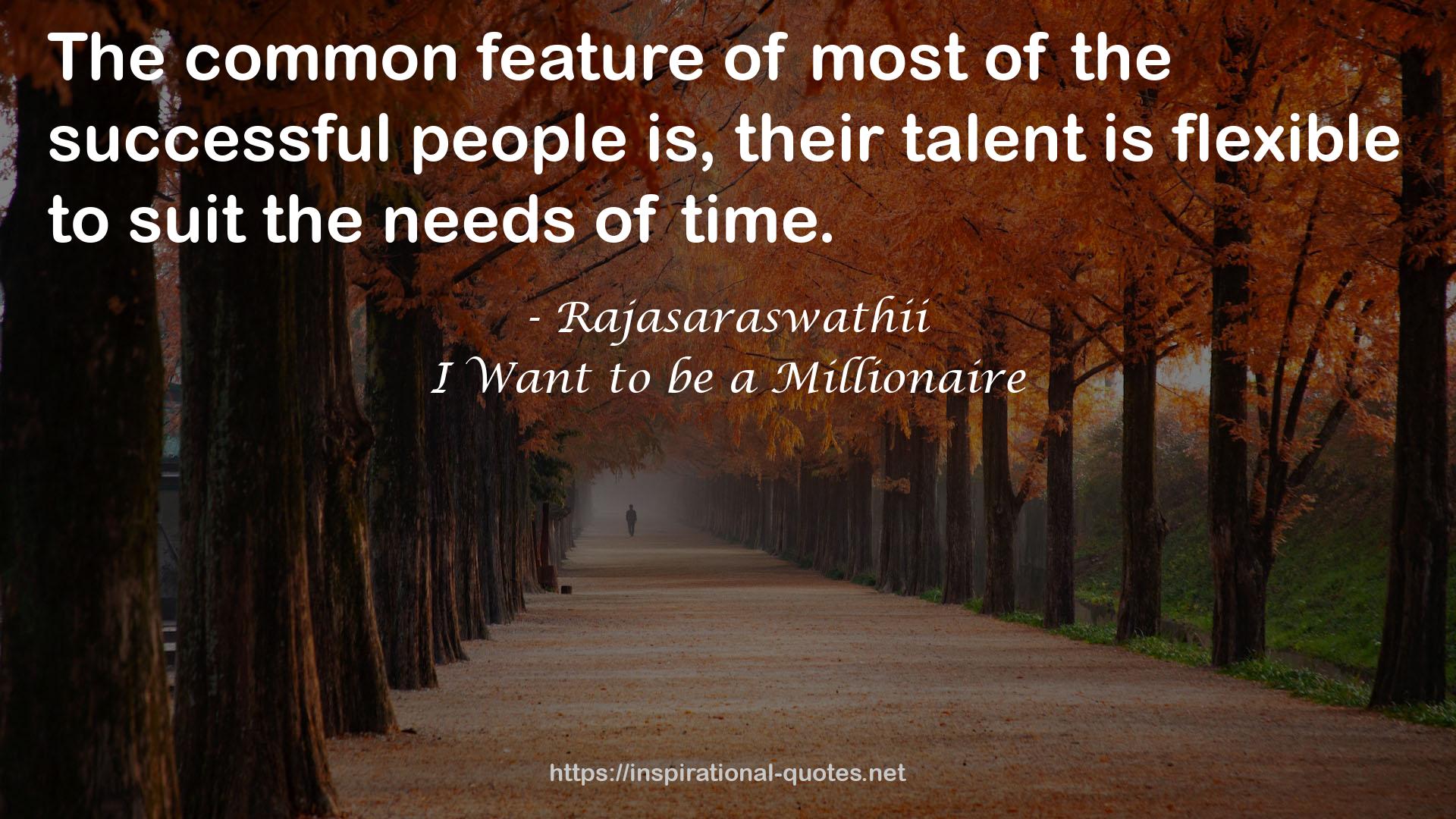 I Want to be a Millionaire QUOTES
