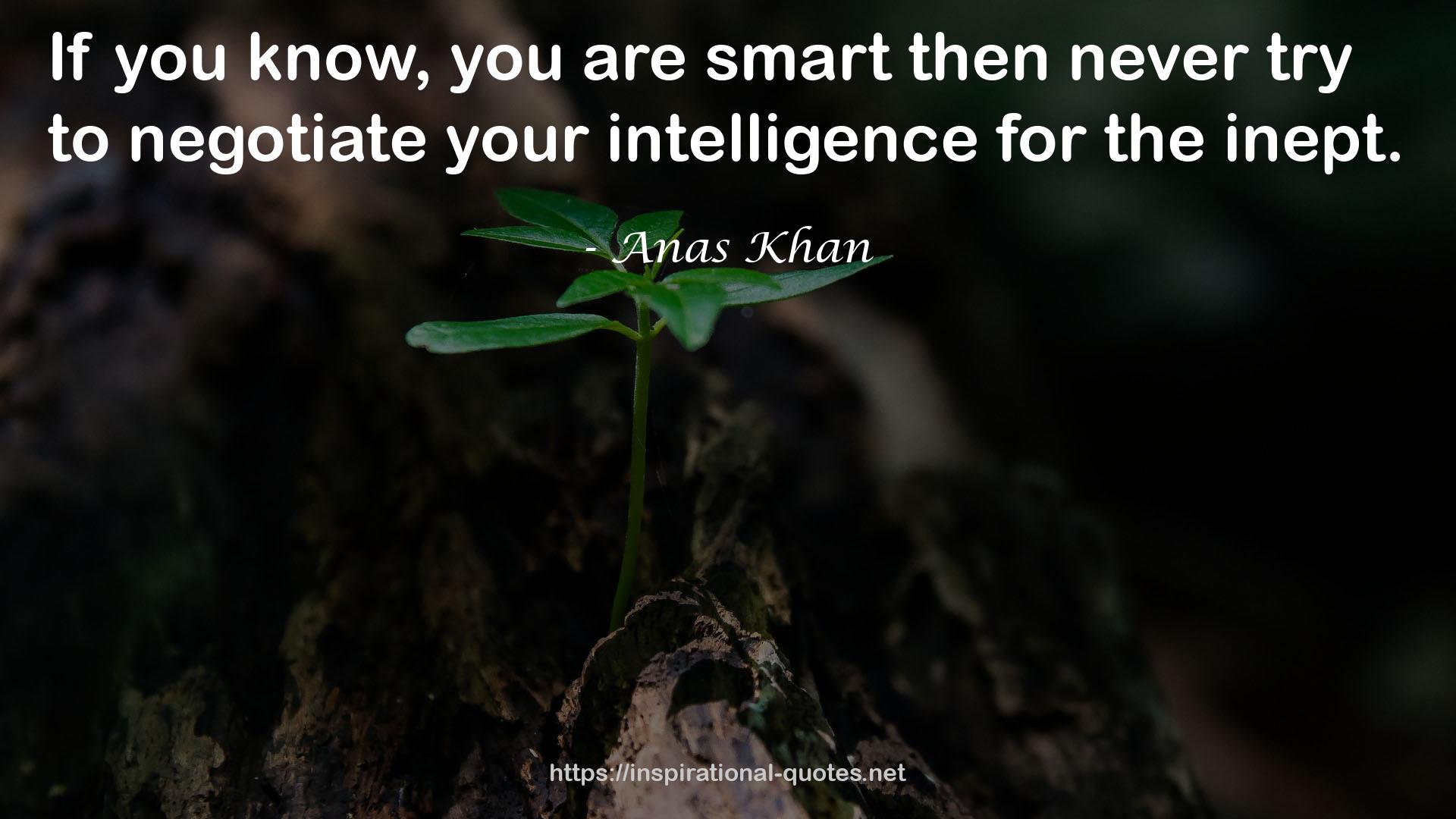 Anas Khan QUOTES