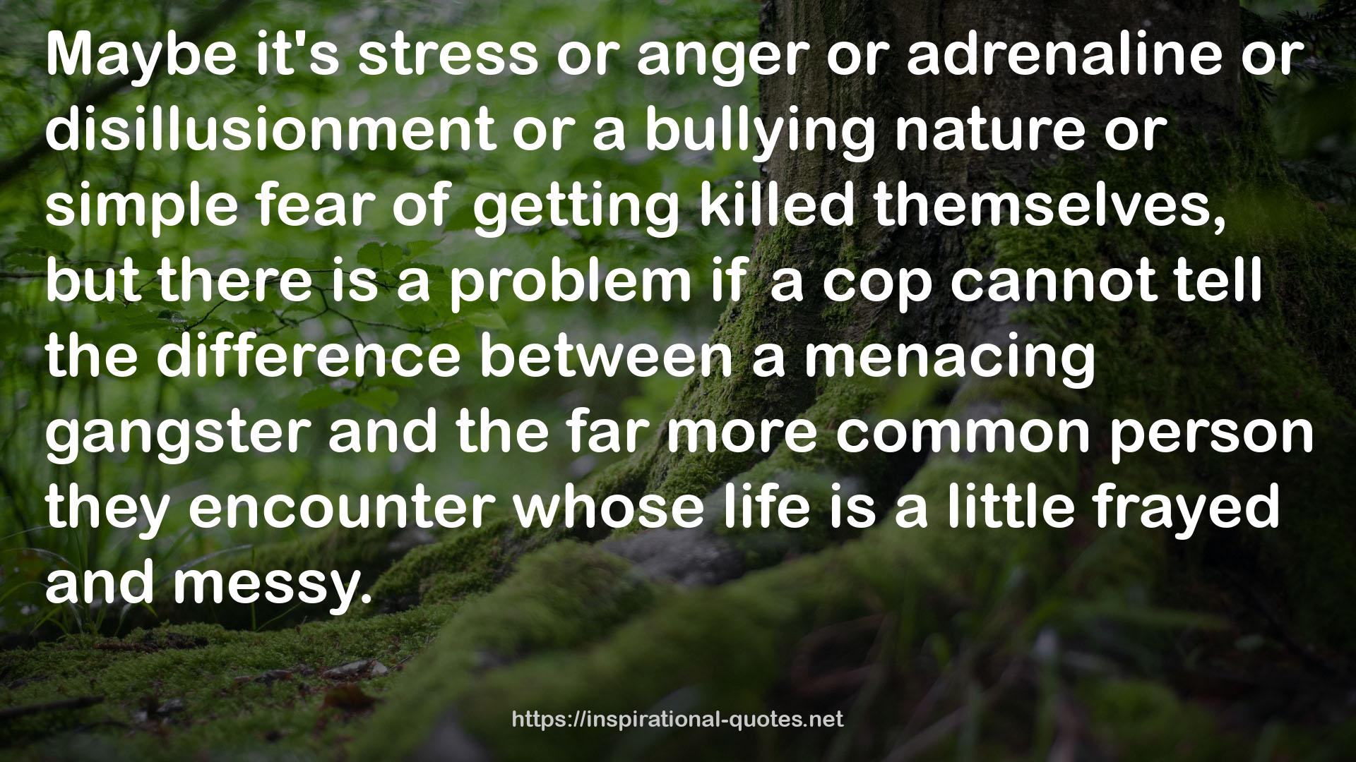 a bullying nature  QUOTES