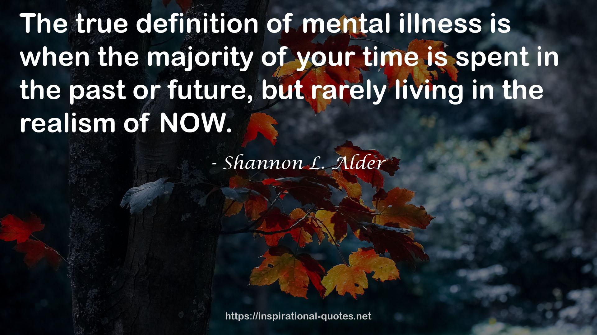 mental illness  QUOTES