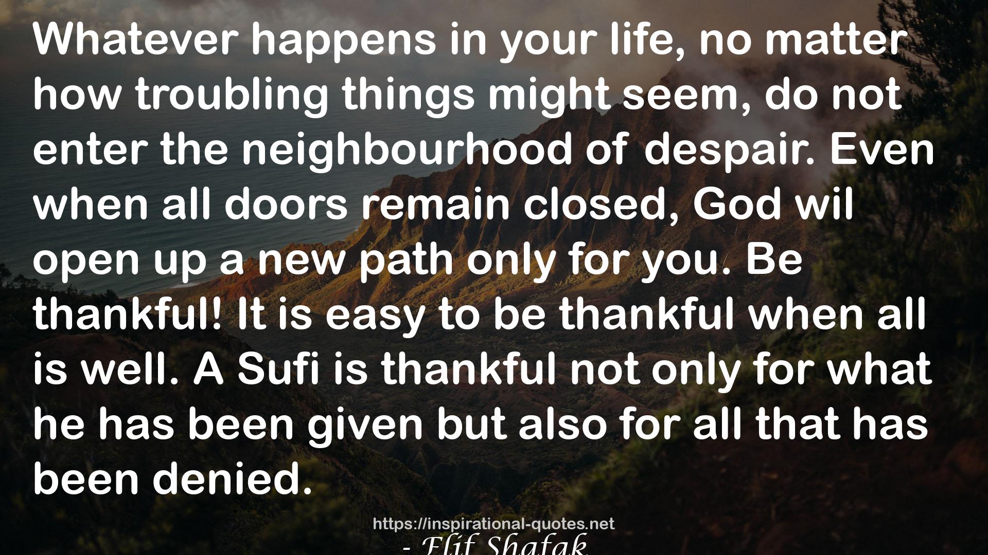 A Sufi  QUOTES