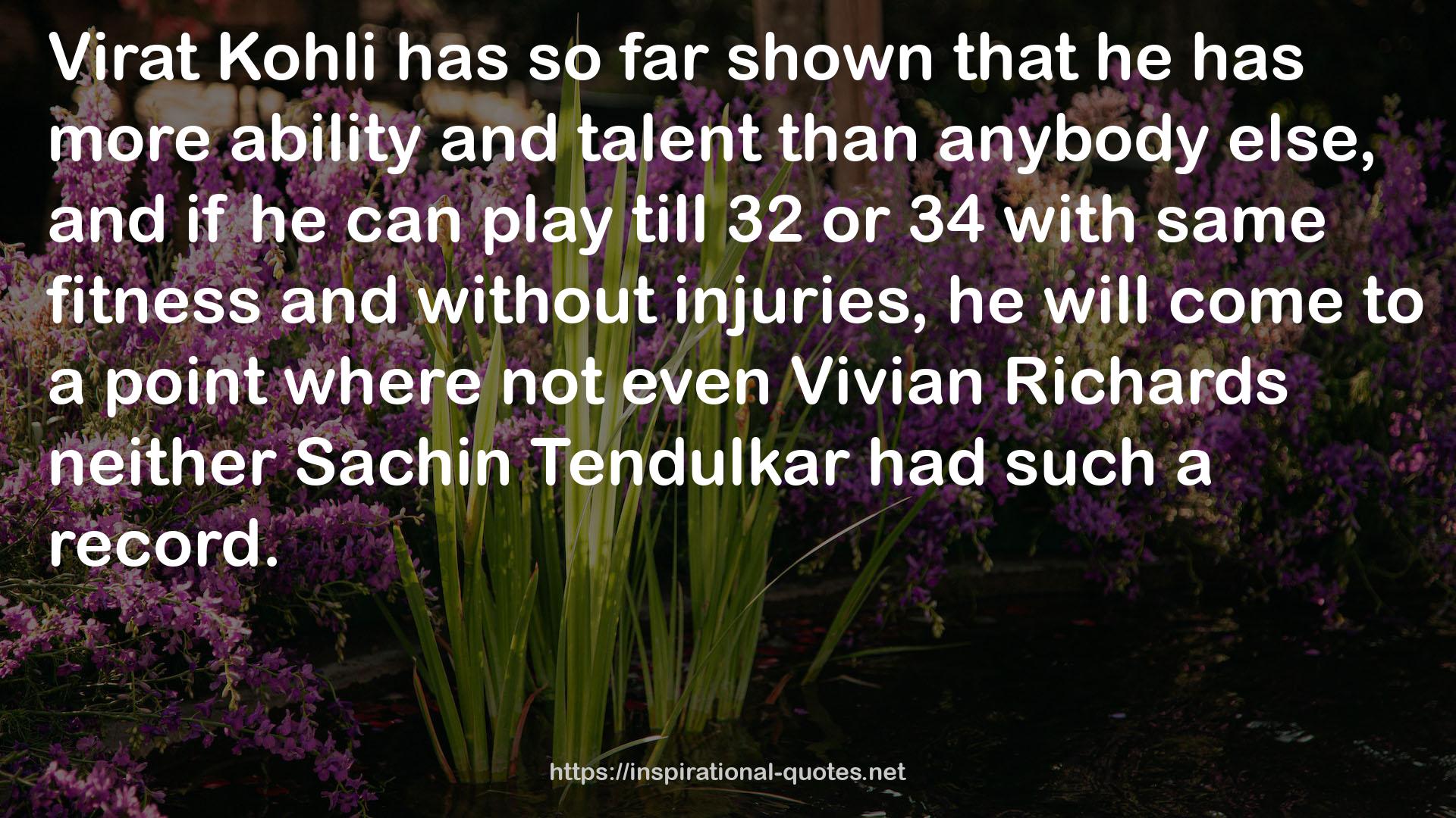 Vivian Richards  QUOTES