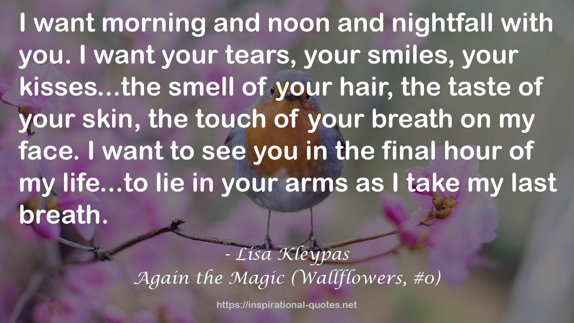 Again the Magic (Wallflowers, #0) QUOTES