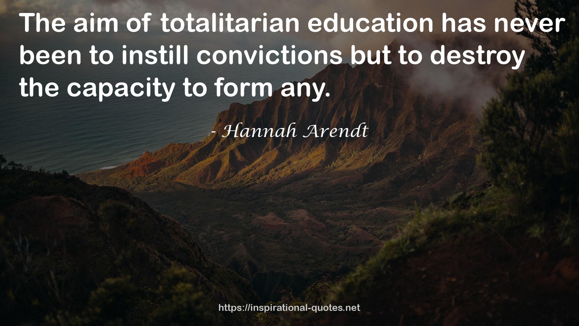 totalitarian education  QUOTES