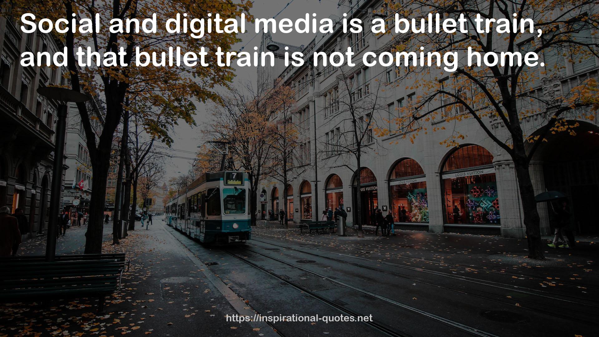 bullet train  QUOTES