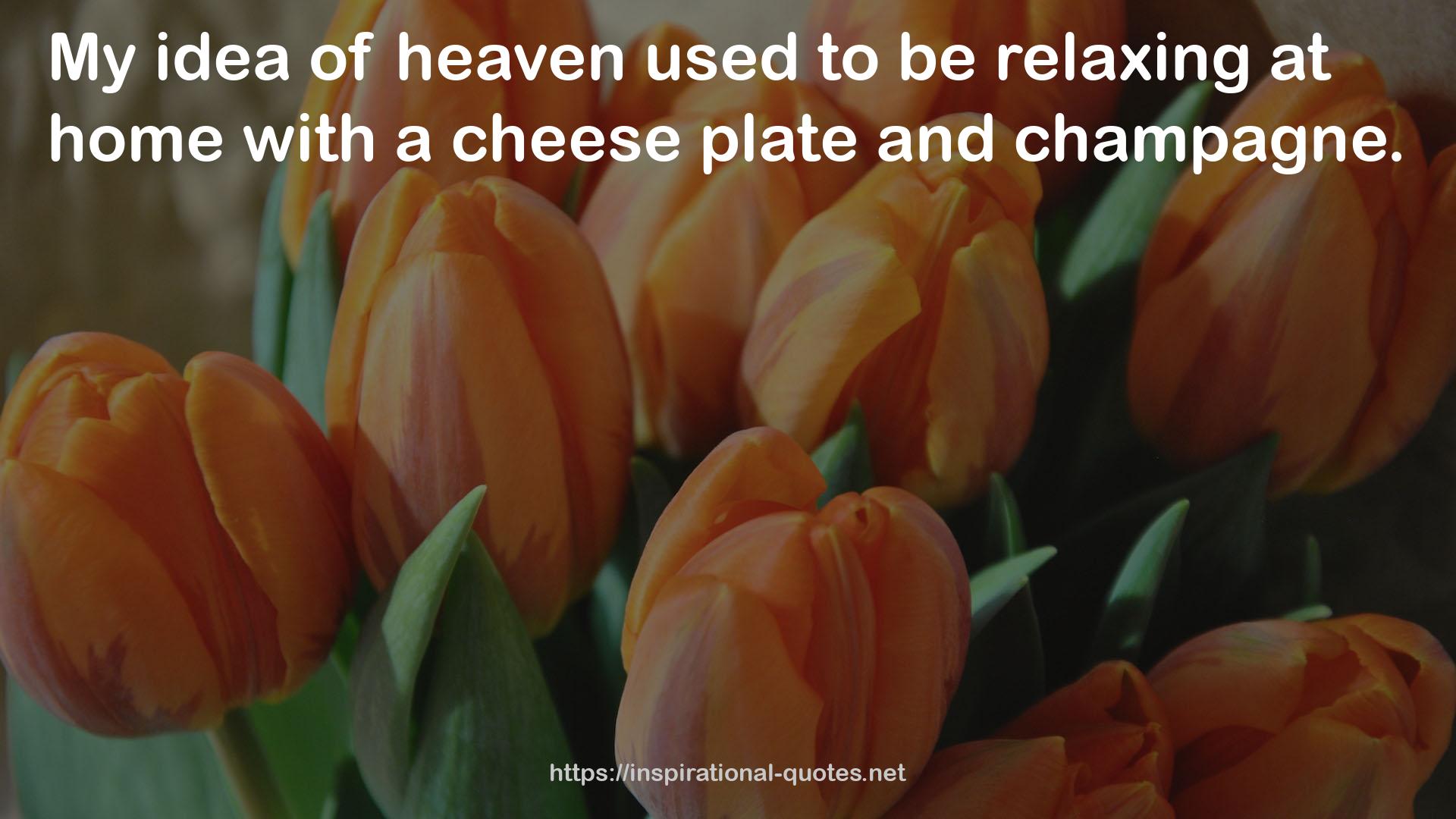 a cheese plate  QUOTES