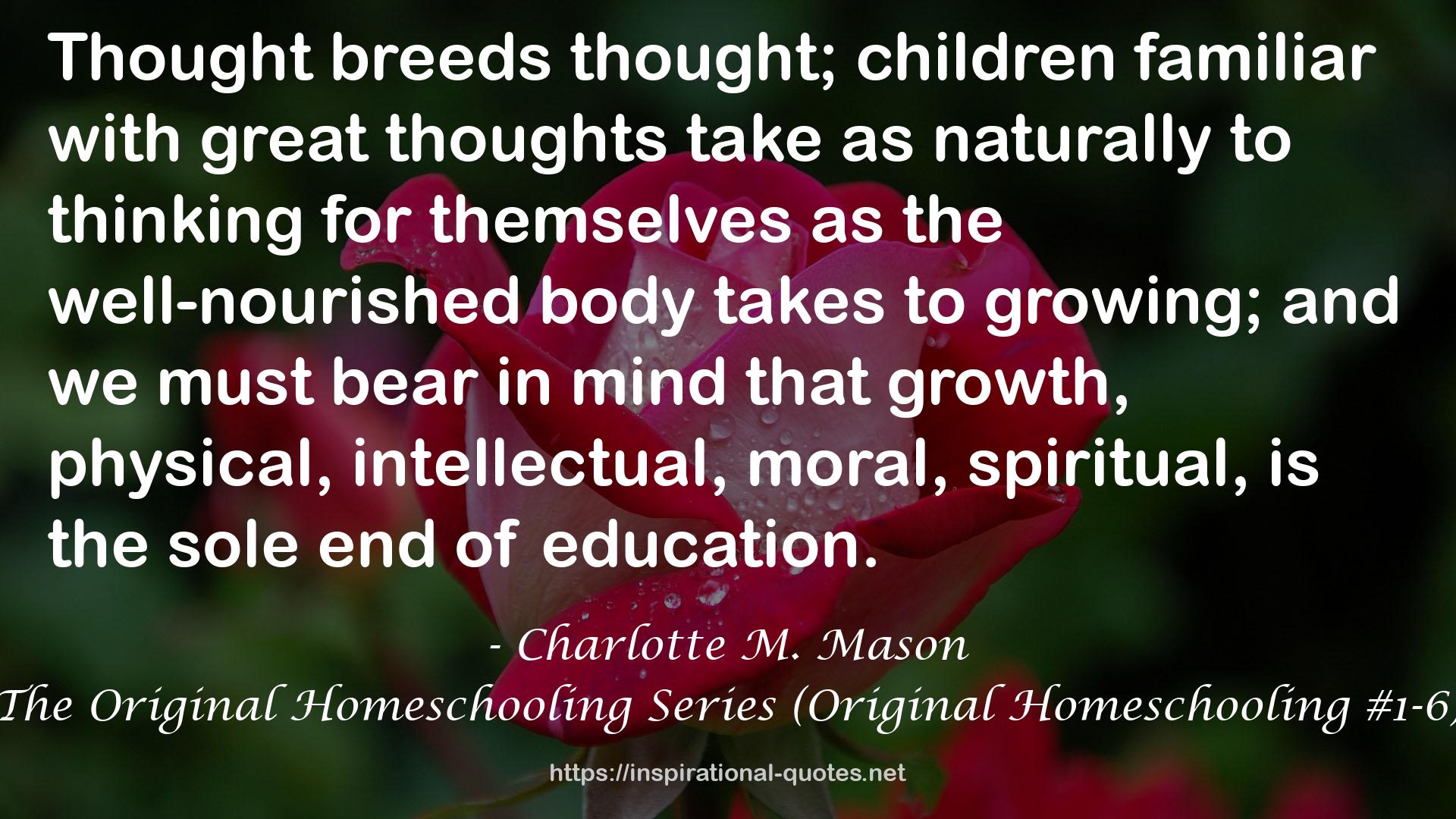 Charlotte M. Mason QUOTES