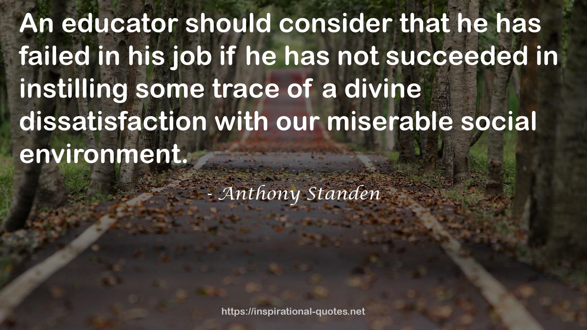 Anthony Standen QUOTES