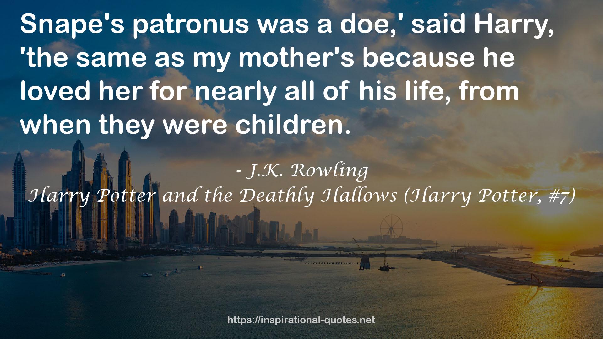 Harry Potter and the Deathly Hallows (Harry Potter, #7) QUOTES