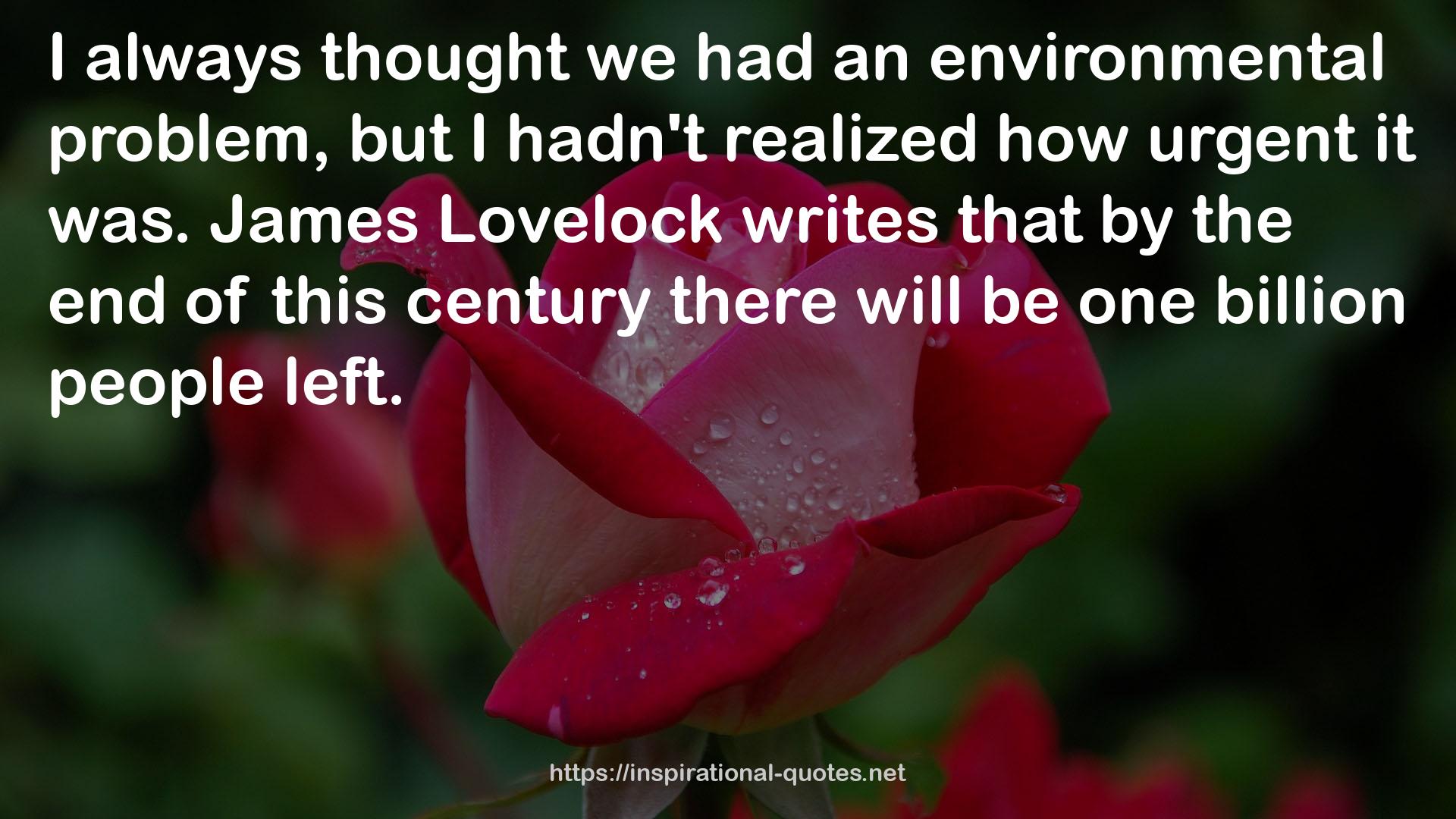 the end of this century  QUOTES