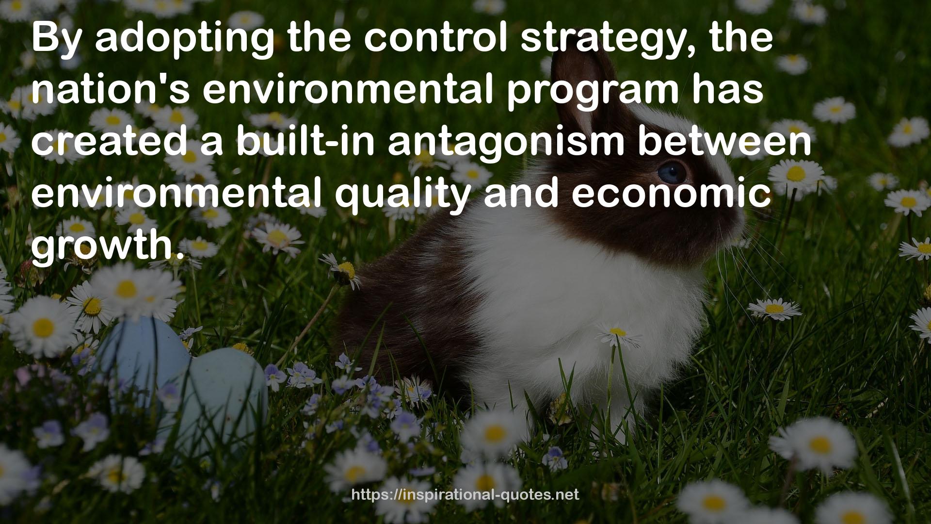 the nation's environmental program  QUOTES
