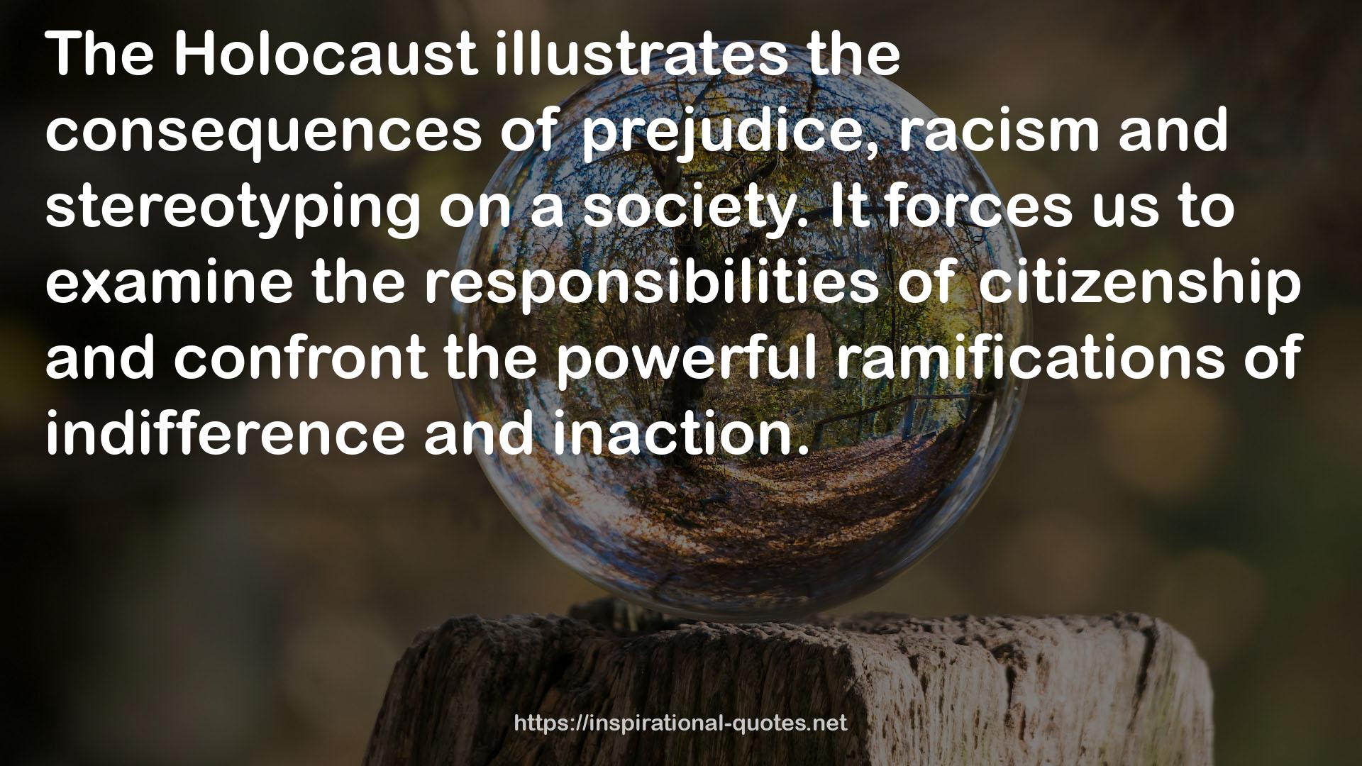 the powerful ramifications  QUOTES
