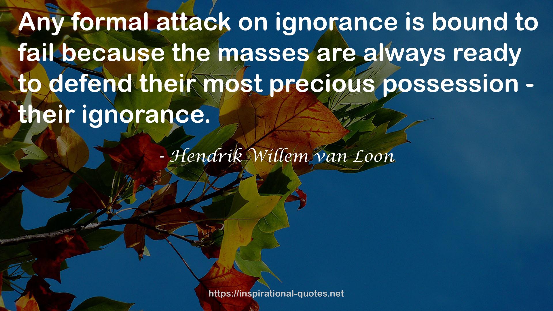 Hendrik Willem van Loon QUOTES