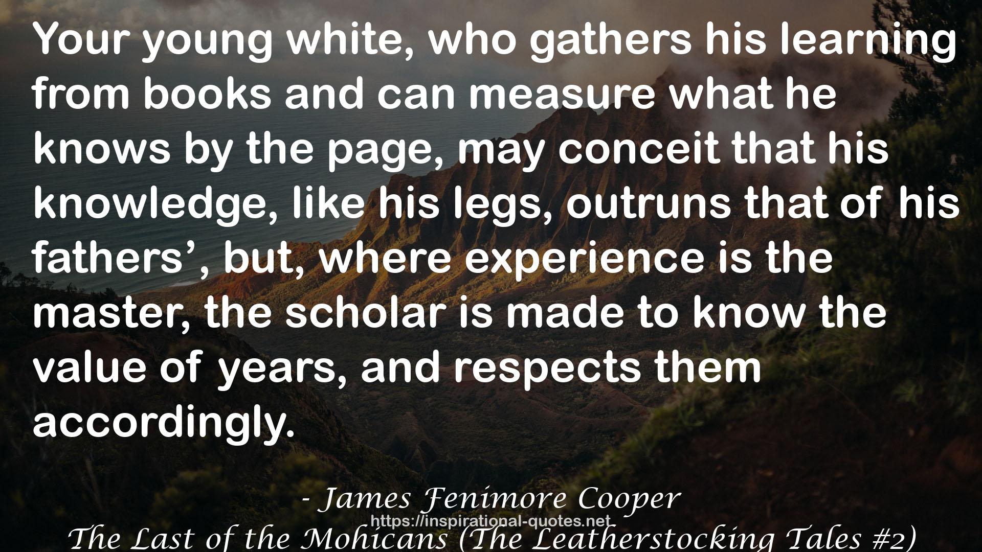 James Fenimore Cooper QUOTES