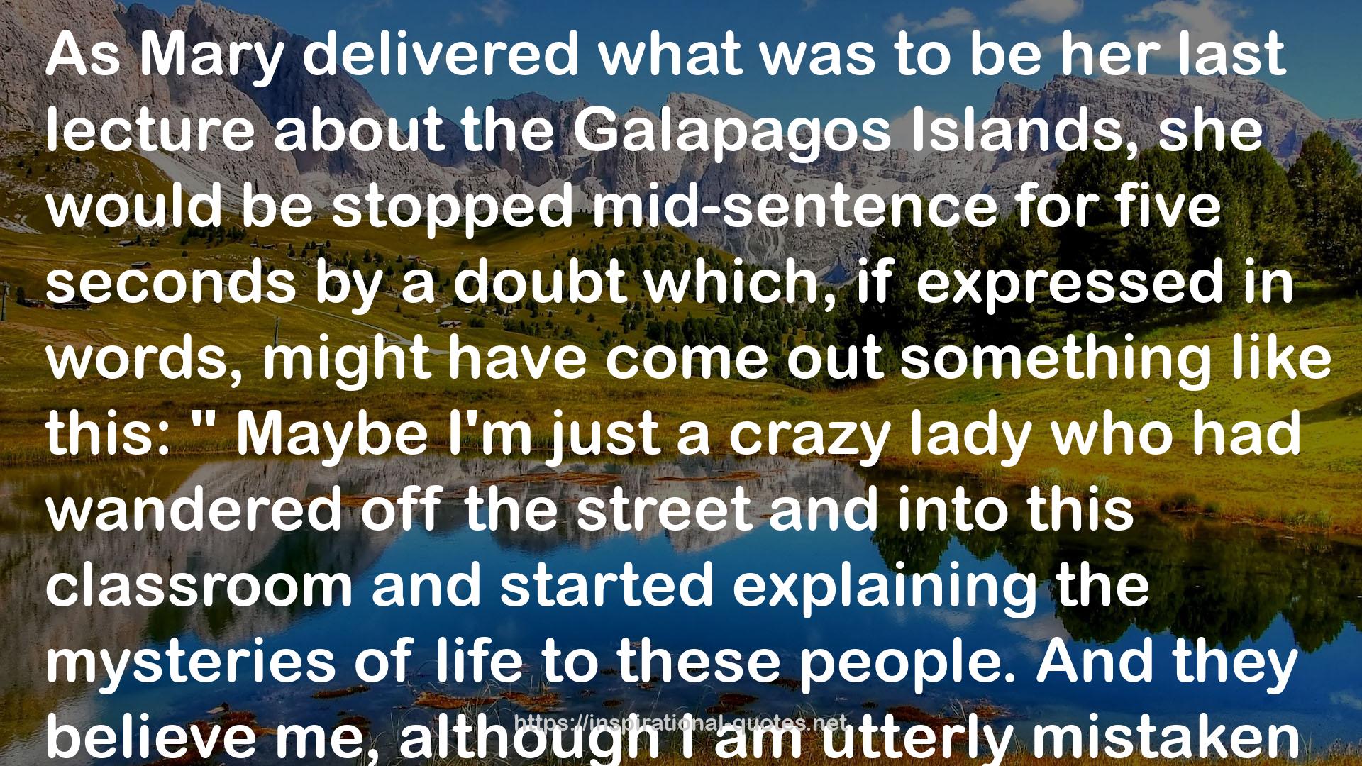 Galapagos  QUOTES
