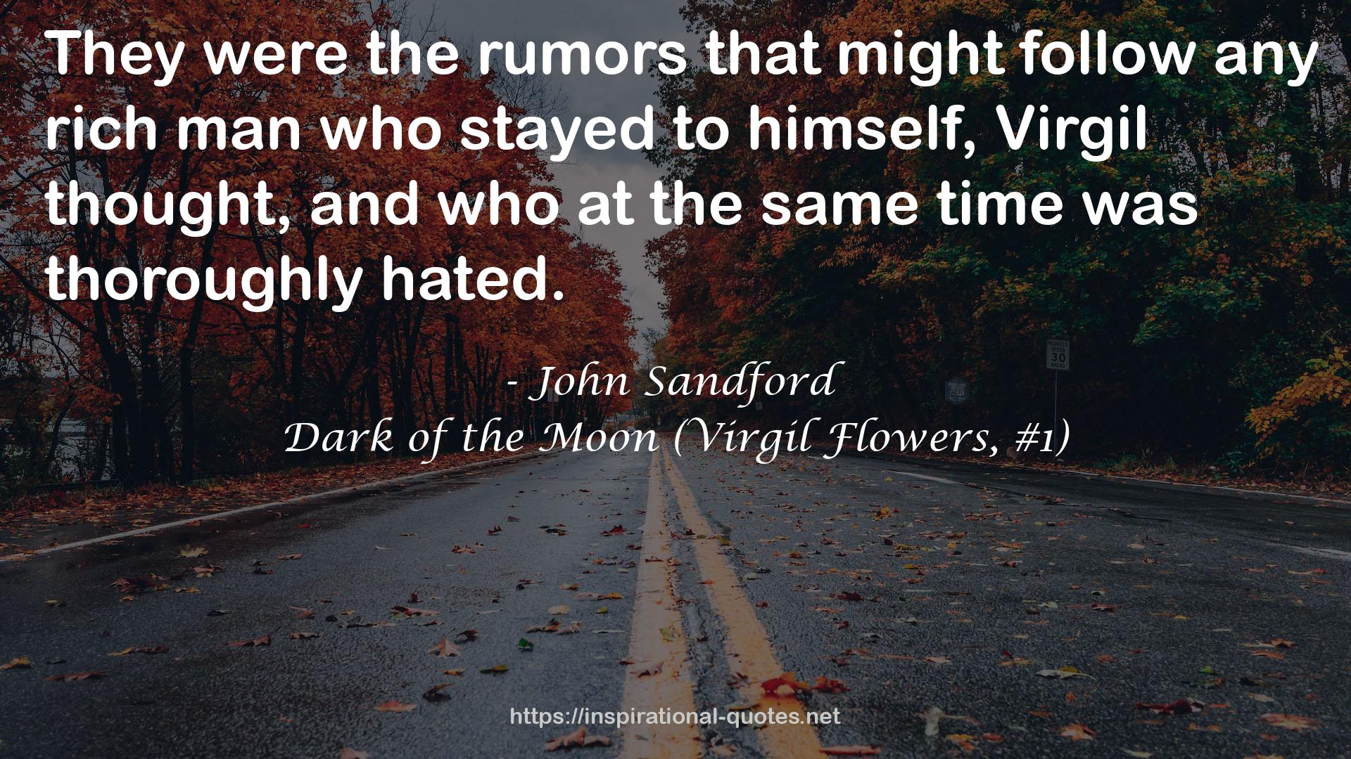 Dark of the Moon (Virgil Flowers, #1) QUOTES