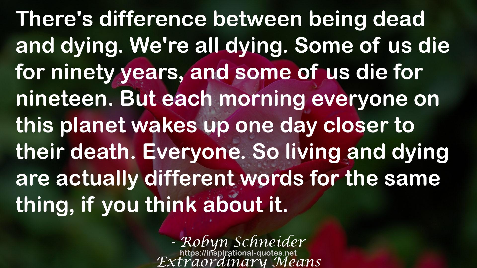 each morning  QUOTES