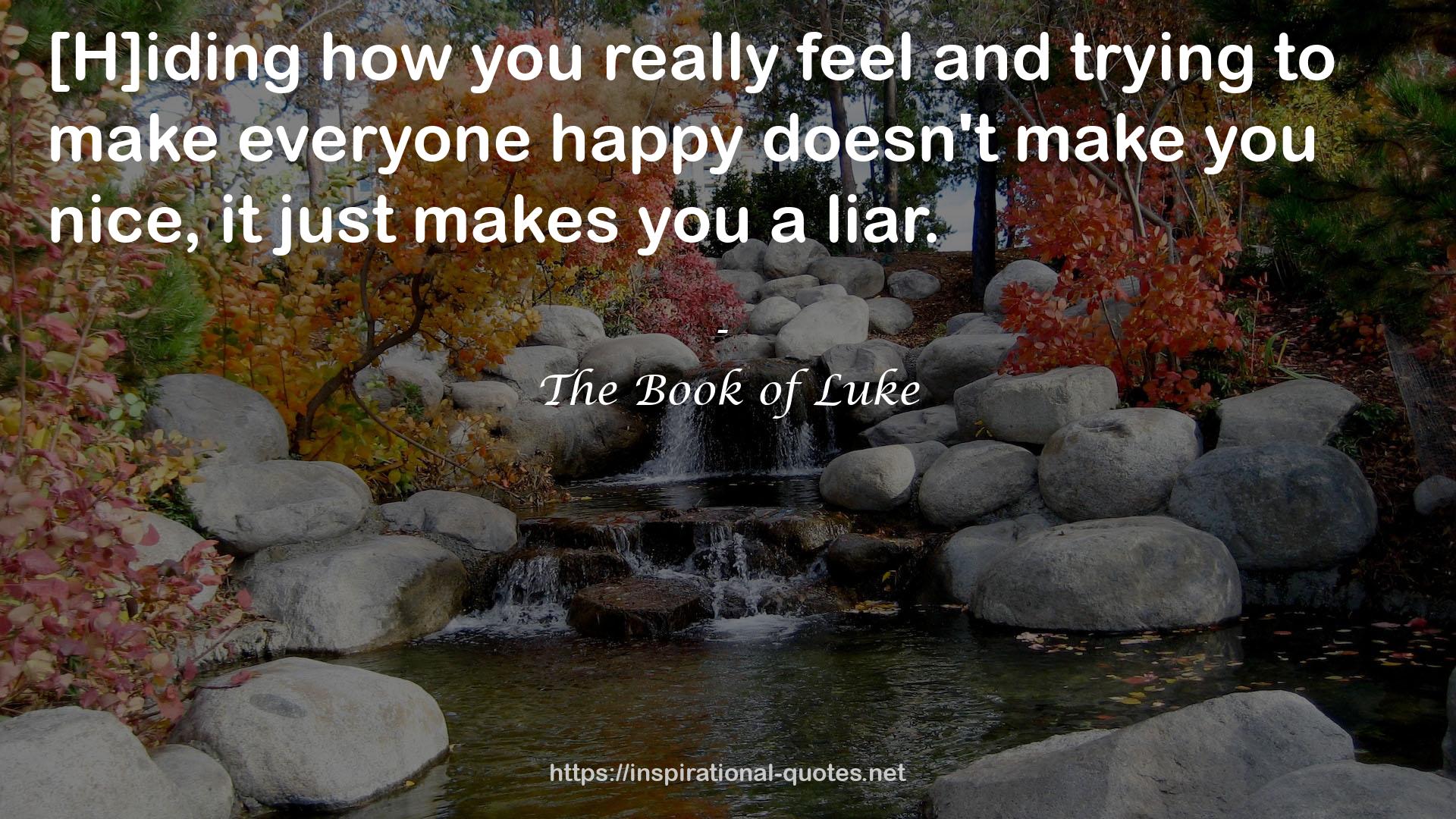 The Book of Luke QUOTES