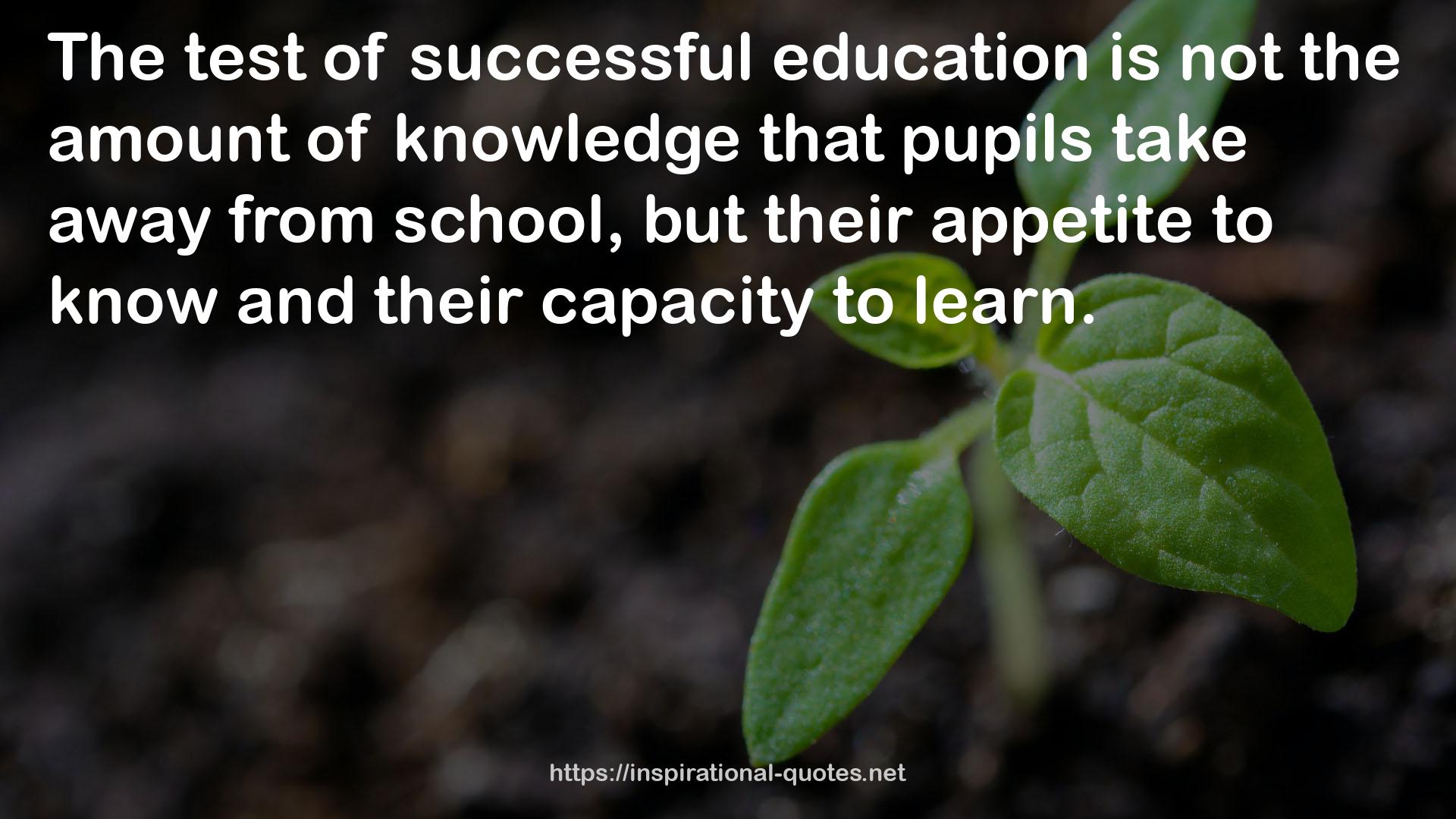 successful education  QUOTES